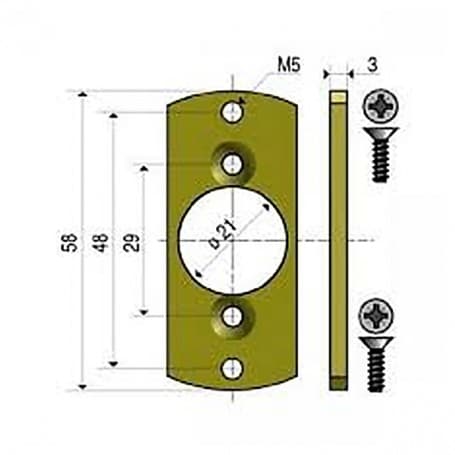 Plaquette LO pour moteur LS40 SOMFY - Somfy
