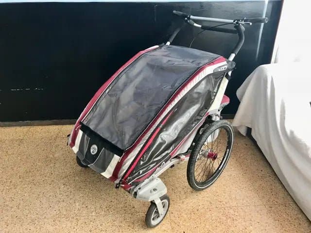 Remolque / Carro de Bicicleta Infantil Convertible 2 en 1 Remolque infantil
