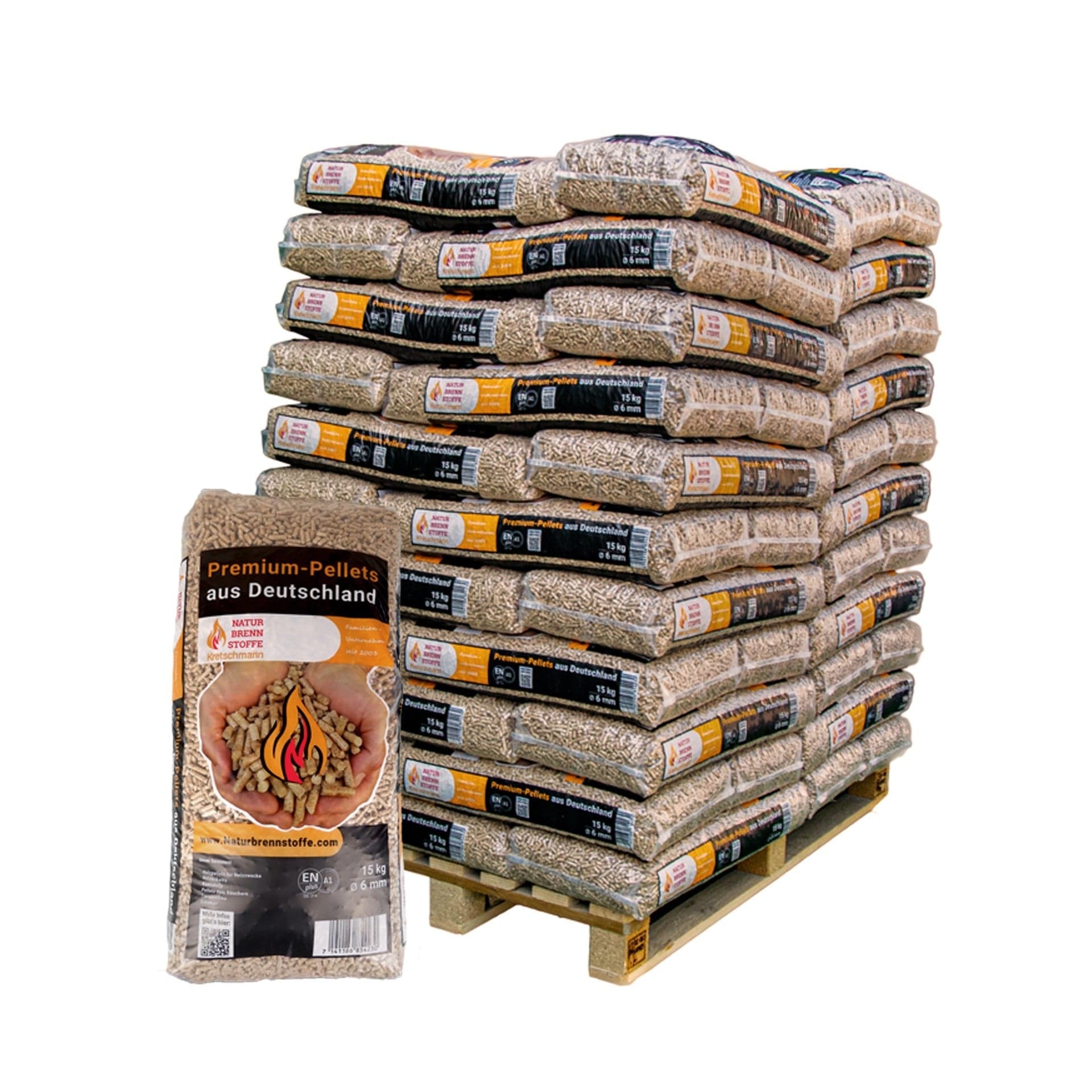 Holzpellets ENplus A1 – 960 kg | 6 mm