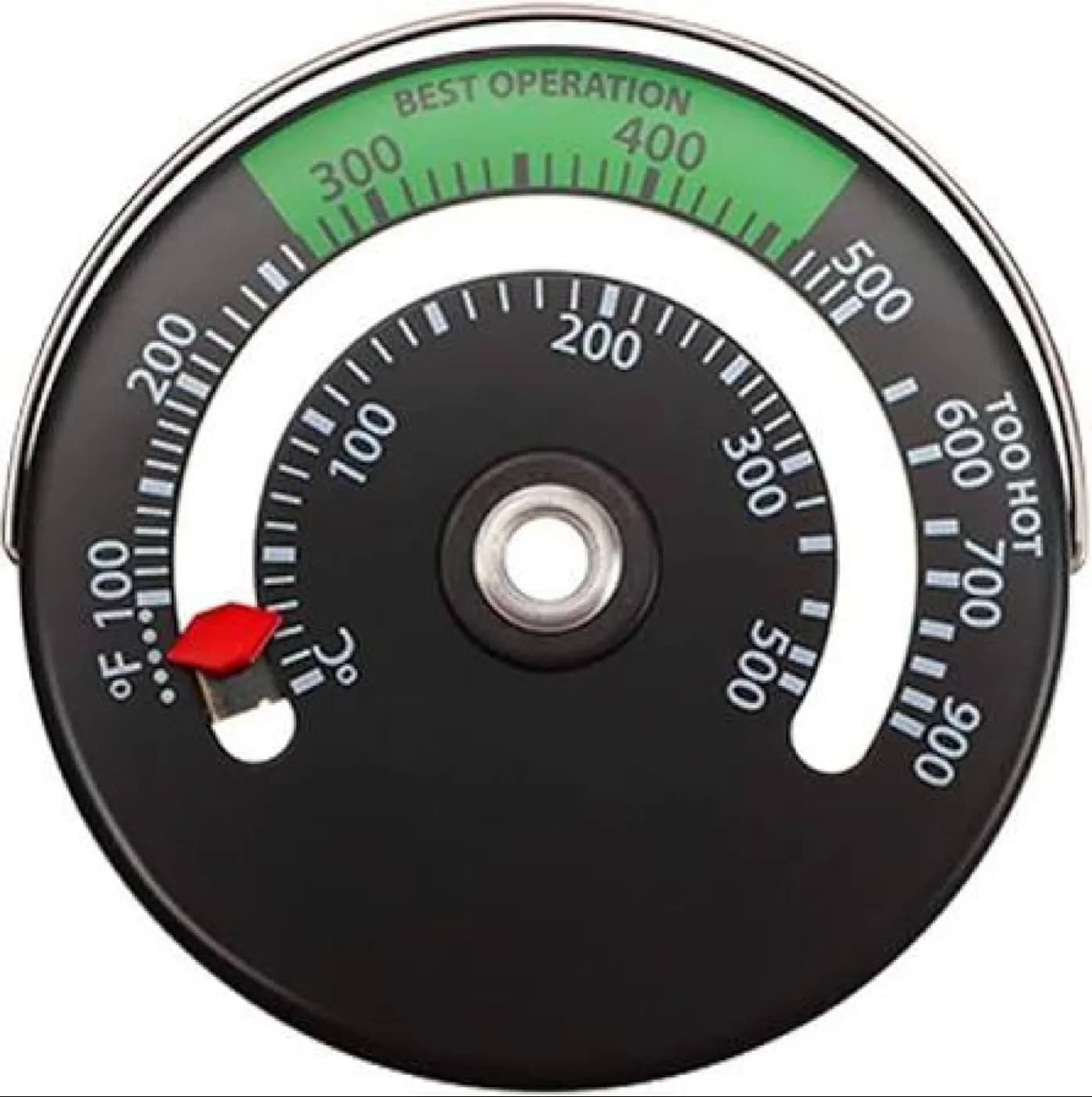 Ofenrohr-Thermometer, magnetisch
