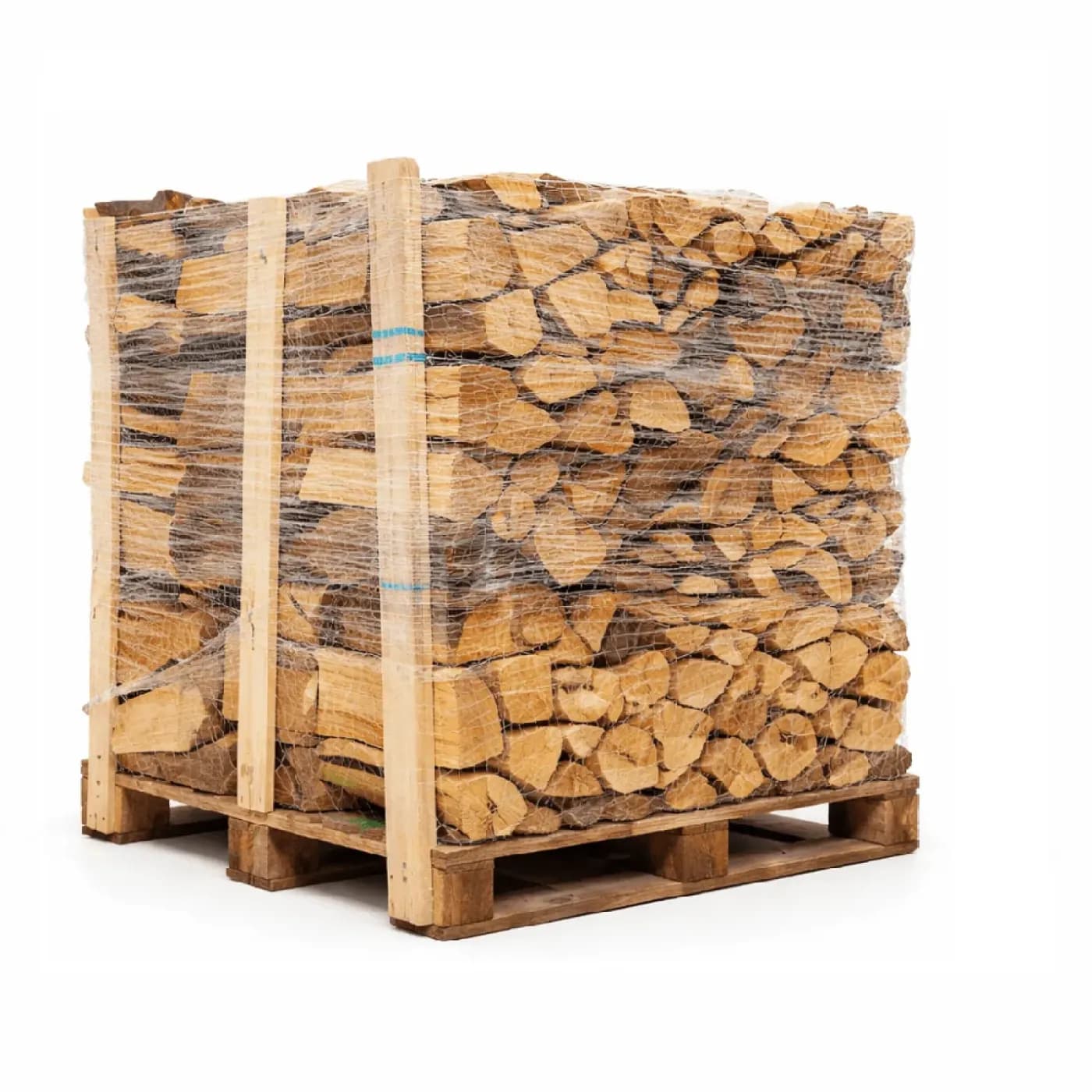 Brennholz aus Eiche 30 cm trockene Scheite auf Palette – 30 cm – Luftgetrocknet (< 20 %) – Palette