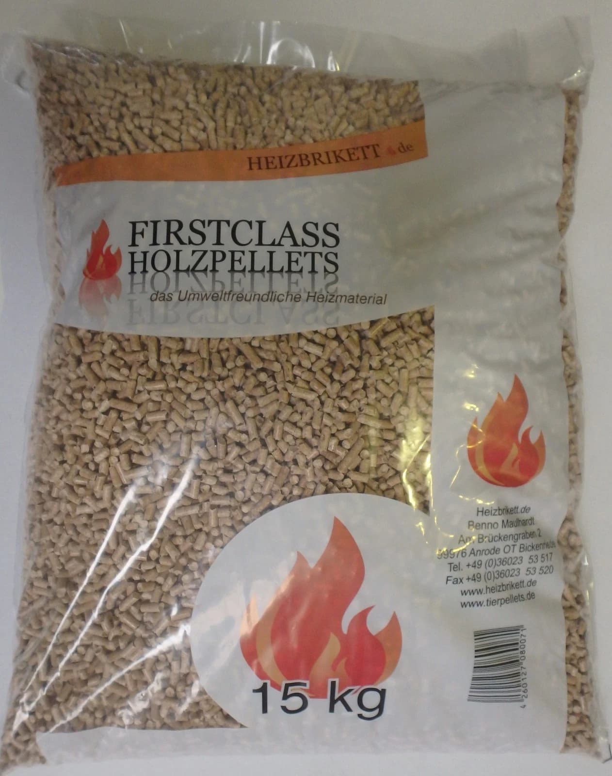 Holzpellets DINplus FirstClass – 975 kg Palette (65 x 15 kg)