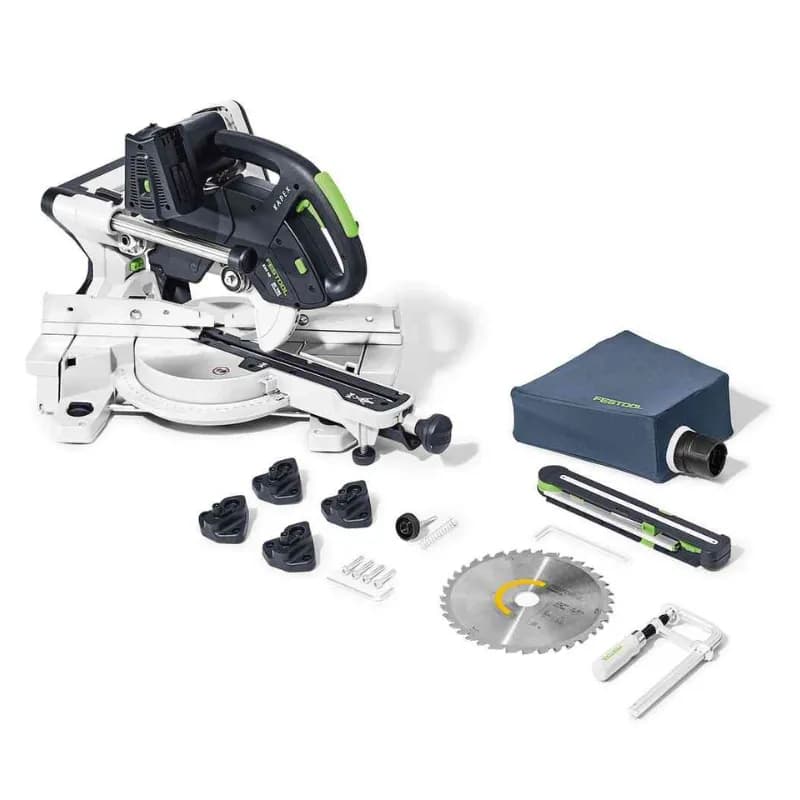 Scie à onglet radiale sans fil FESTOOL KSC 60 EB Basic Solo
