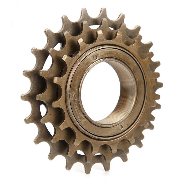16/19/22 t métal accessoire de vélo à roue libre à volant à 3 vitesses pour vélo de route de montagne - L
