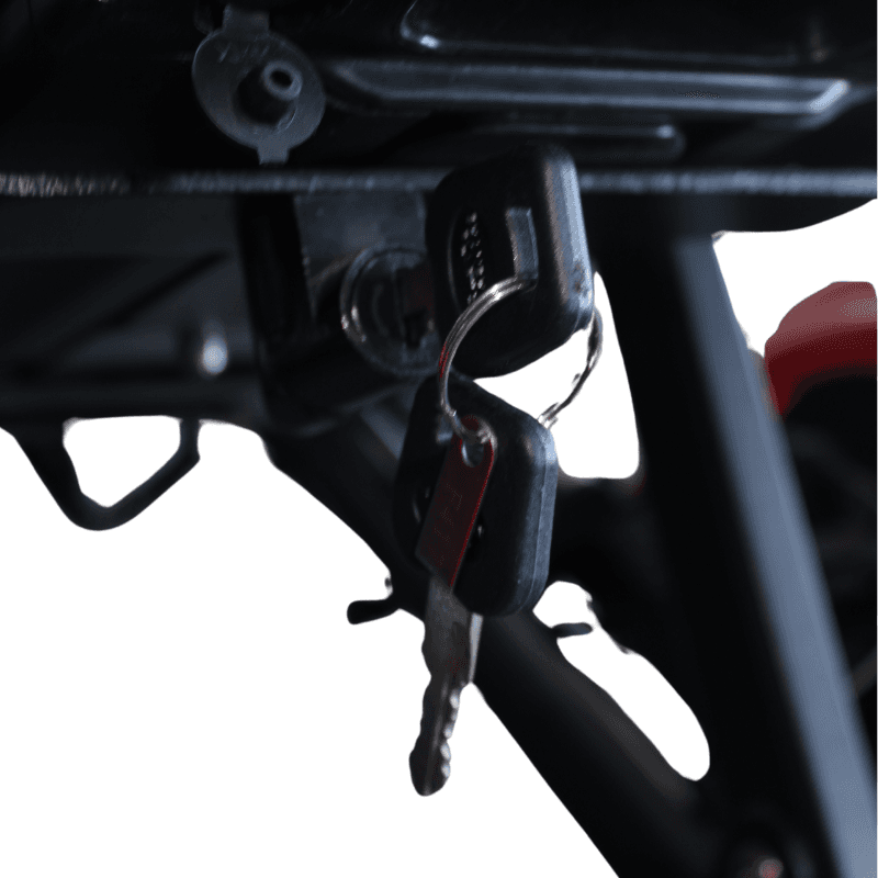 Clés + serrure de batterie pour tricycle S2