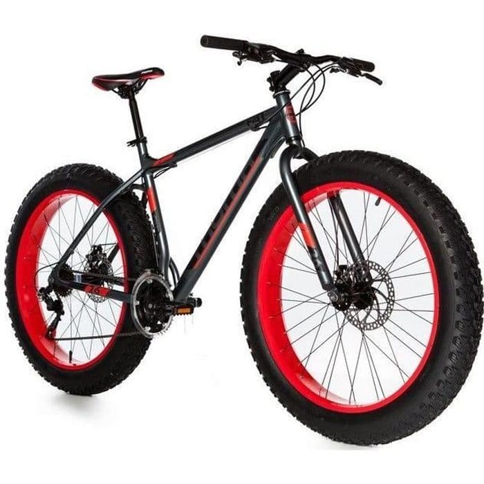 MOMA BIKES – Vélo VTT – FAT 26″ – Aluminium – SHIMANO 21 Vitesses – Freins à disques (Taille M/L) - M