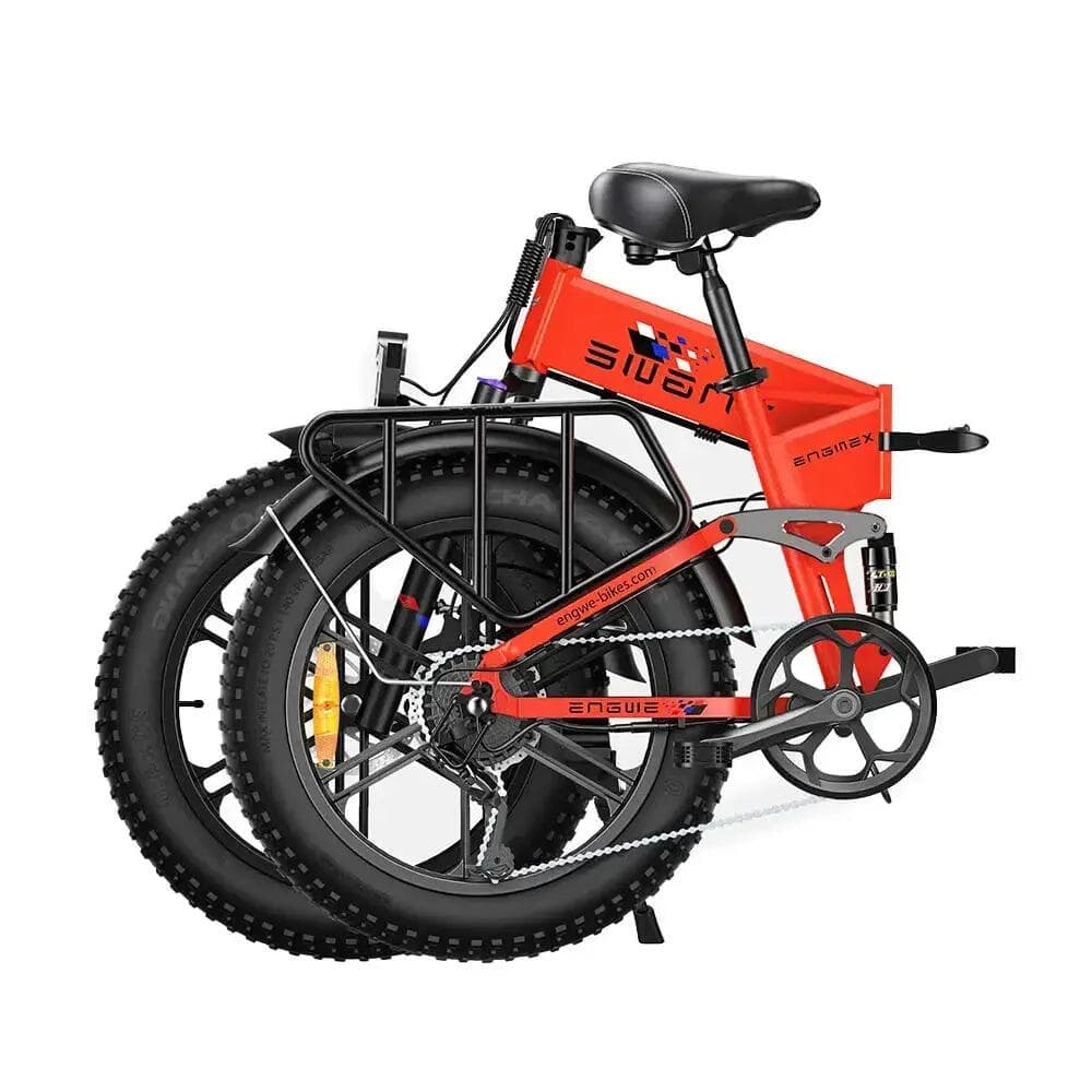 ENGWE Engine X – Électrique Vélo pliant – Rouge - Standard