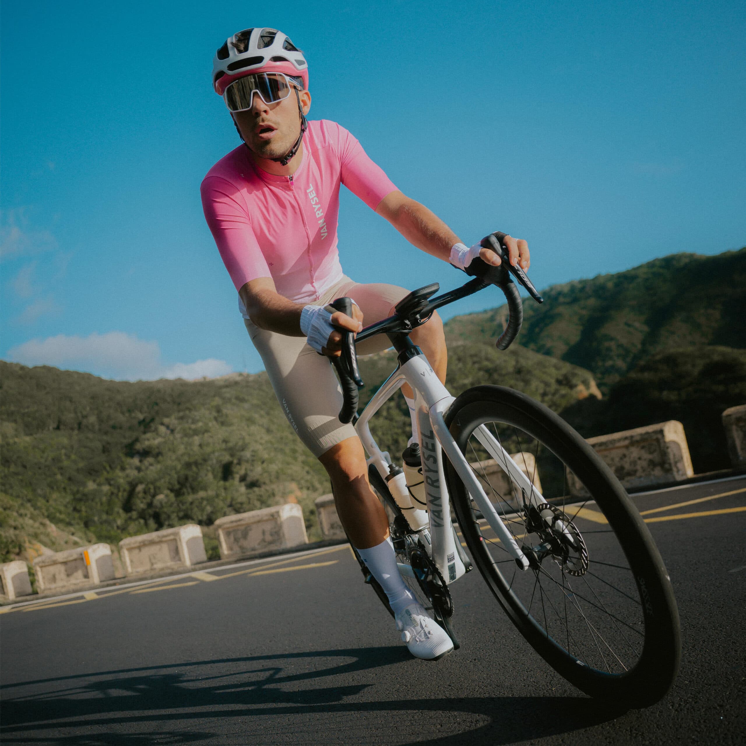 Vélo de route Shimano 105 Di2 2x12v capteur de puissance, RCR blanc - Standard