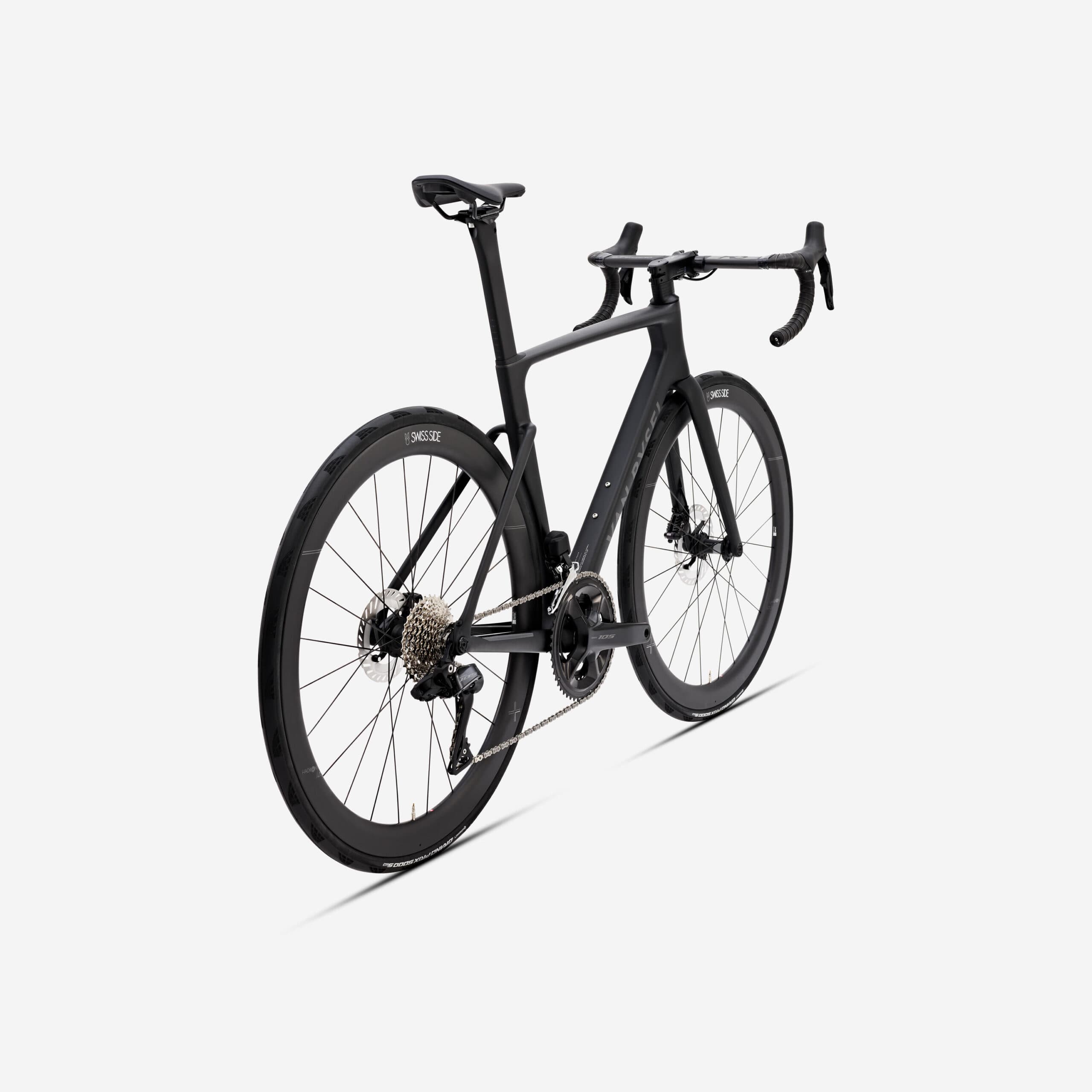 Vélo de route Shimano 105 Di2 2x12v capteur de puissance, RCR noir - M