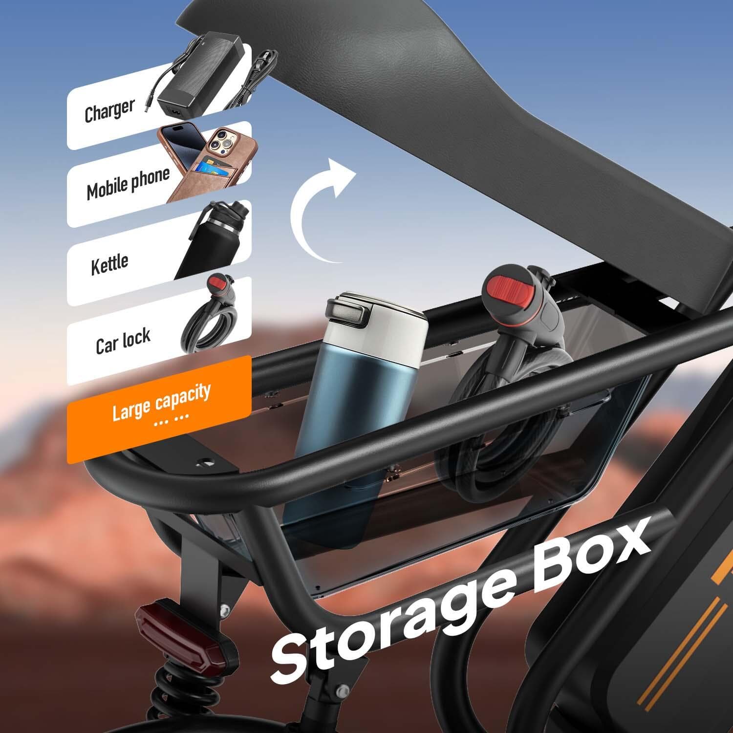 VTT électrique tout suspendu URLIFE T16, batterie 48 V 13 Ah - Standard