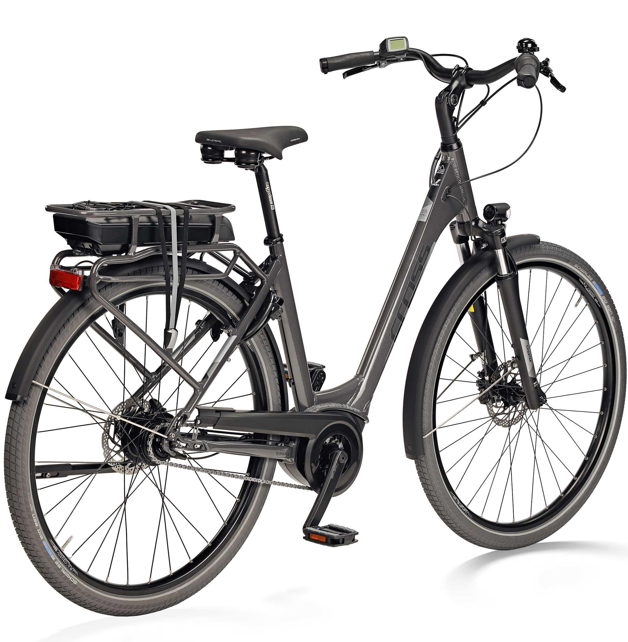 28″ VÉLO DE VILLE ÉLECTRIQUE POUR FEMMES LS SHIMANO STEPS E-5000 7 VITESSES - XL