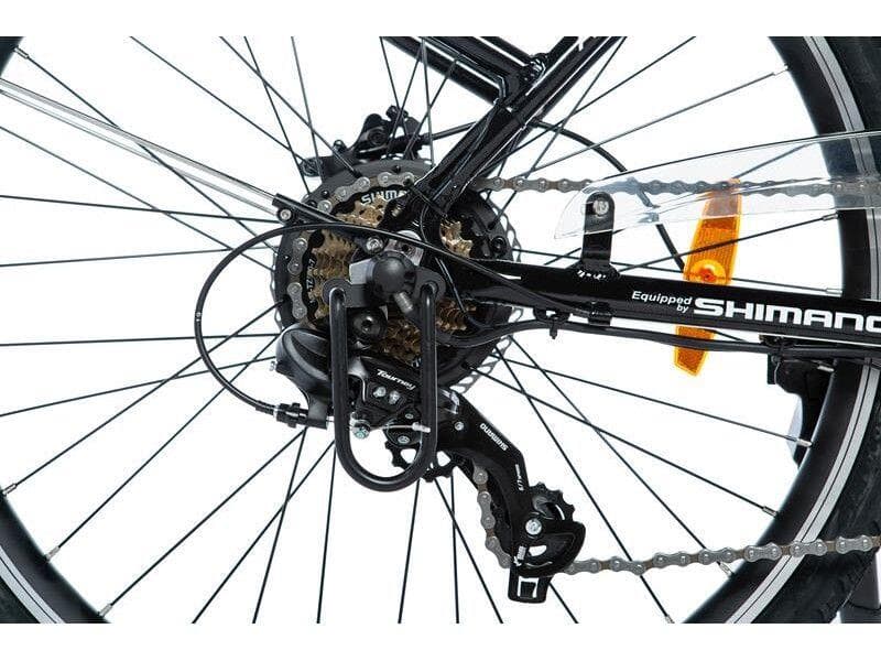 Vélo Électrique de ville 26″ | Aluminium | Shimano 7V | Batterie 36V 16Ah - M