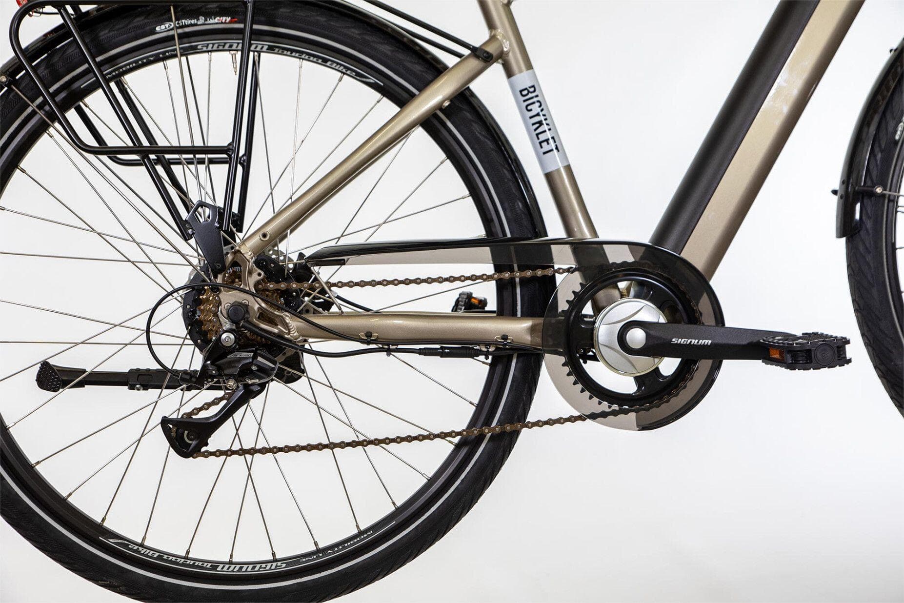 Vélo de Ville Électrique Bicyklet Basile Shimano Acera/Altus 8V 504 Wh 700 mm Gr - XL