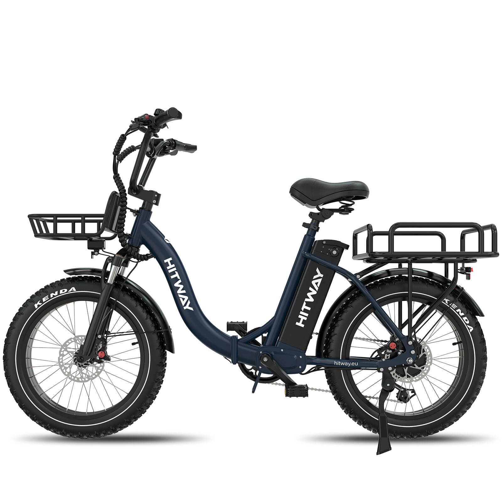 Vélo cargo électrique pliant 20*4,0″, pneus fat, 1296Wh, BK6S PLUS - S