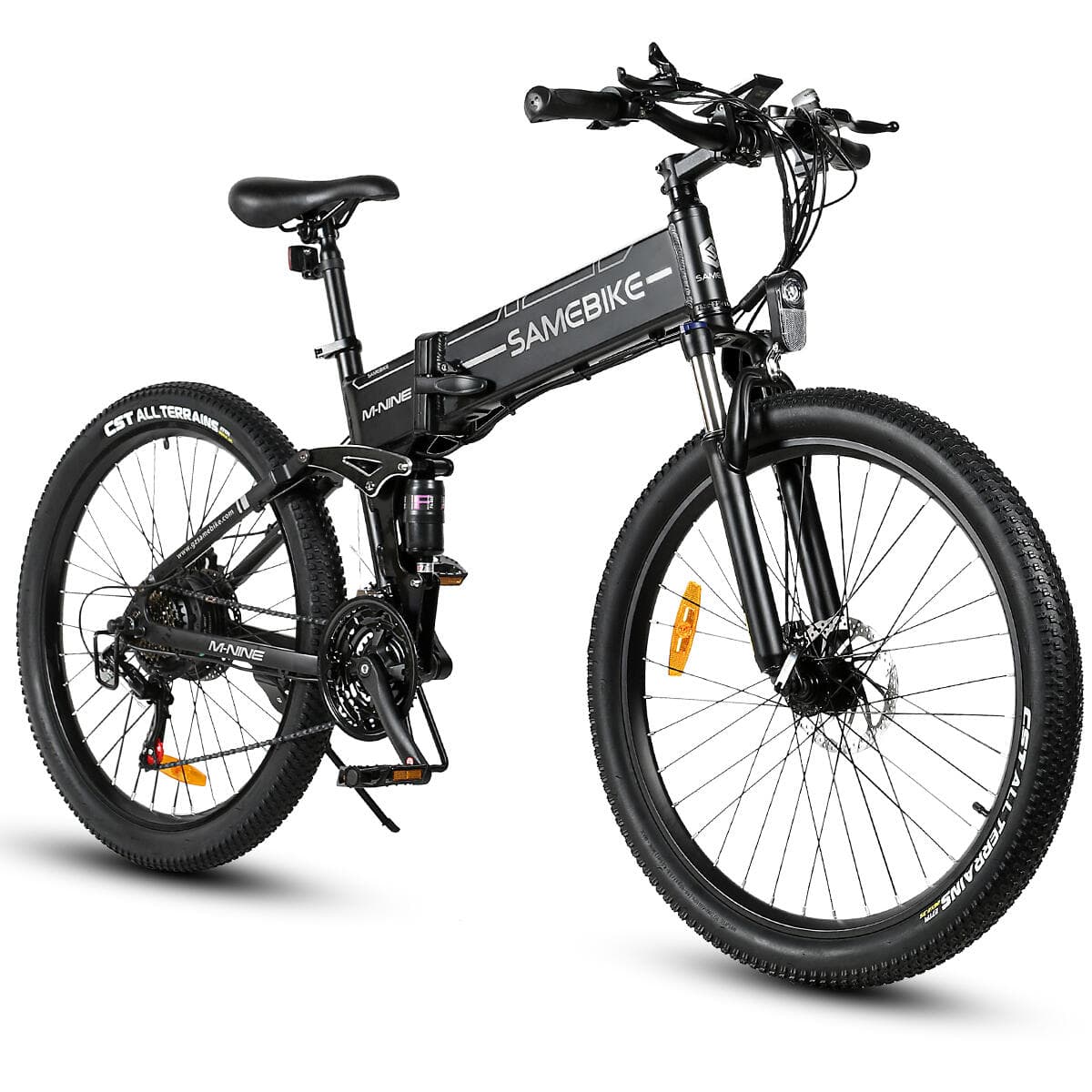 Vélo électrique pliant pour adultes SAMEBIKE LO26-II-YD avec batterie 48 V 14 Ah - M