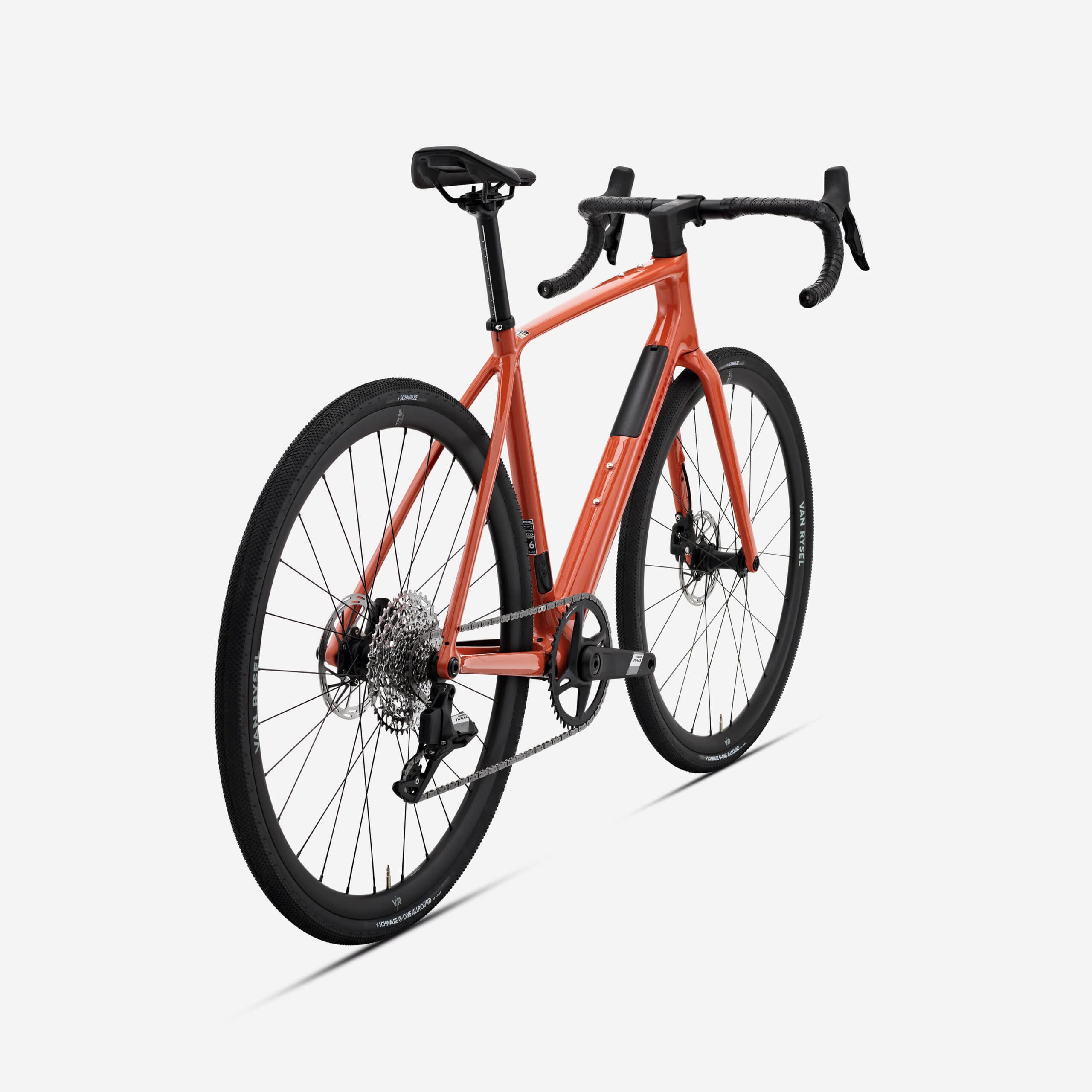 Vélo de route carbone SRAM Apex AXS 1x12v, EDR CF Terracotta - L
