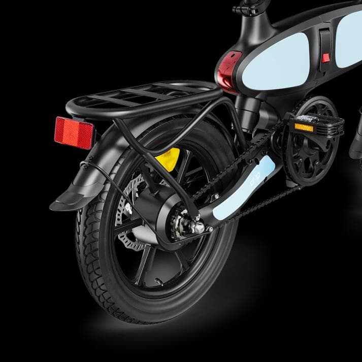Vélo électrique pliant DYU C2 16 pouces, batterie 48 V 7,5 Ah - S