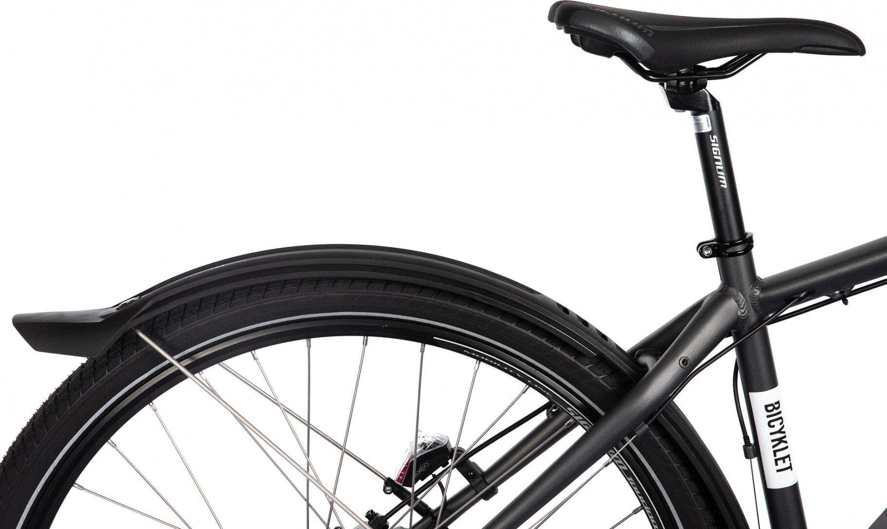 VTC Électrique Bicyklet Joseph Shimano Altus 7V 417 Wh 700 mm Noir Gris - S