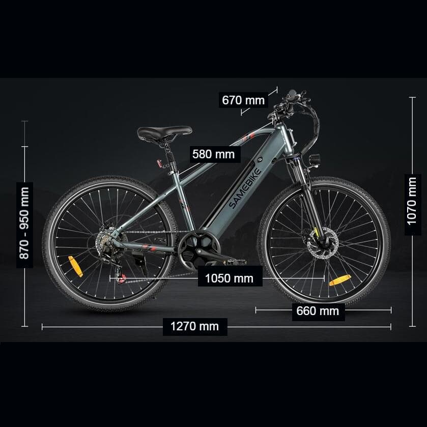 VTT électrique RS-A01 36V-15Ah (540Wh) – 26×2,1″ - L
