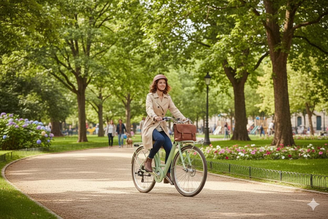VELO ELECTRIQUE i1 TRK 28 ARIS LADY VERT - M