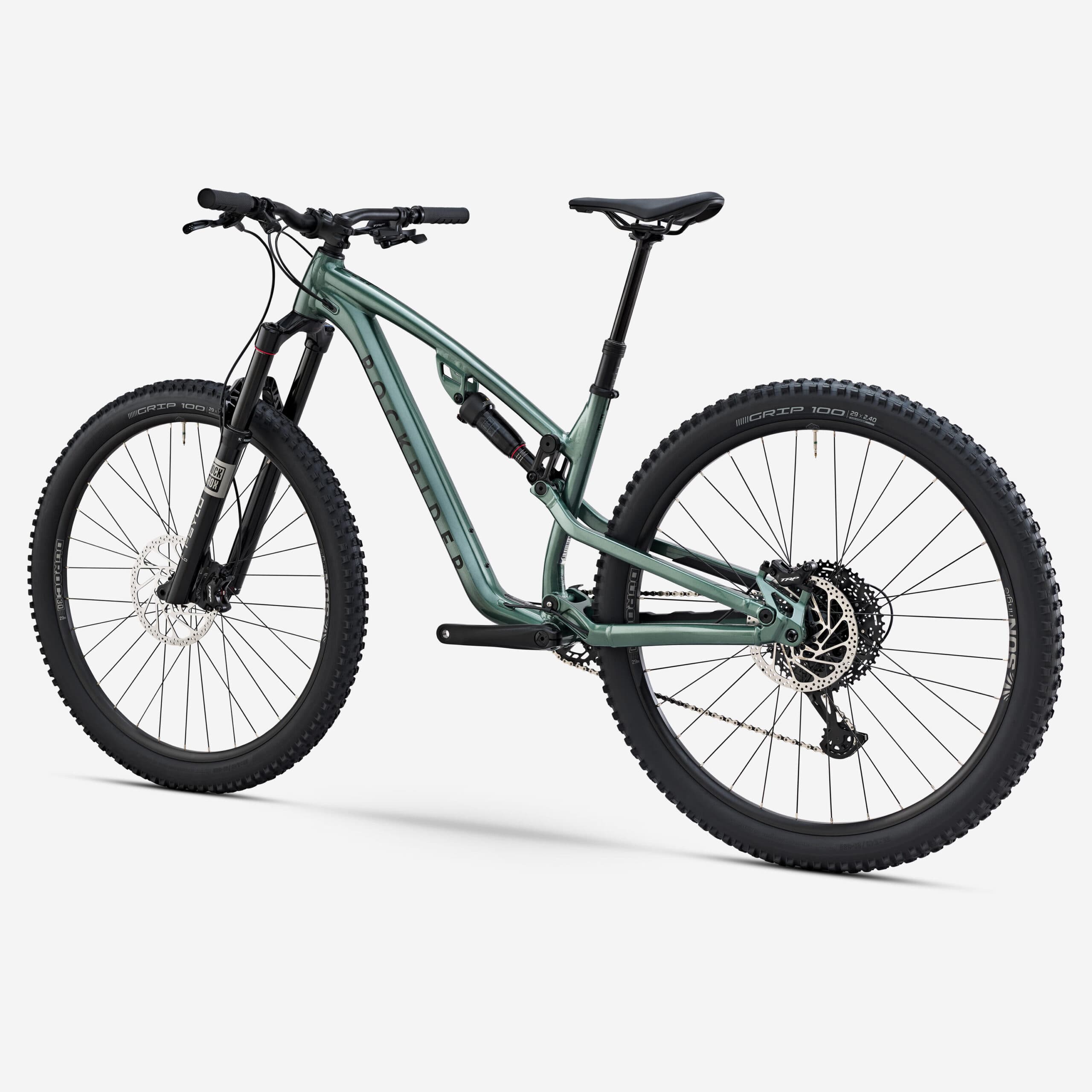 Vélo VTT tout suspendu All Mountain FEEL 700 S, vert - M