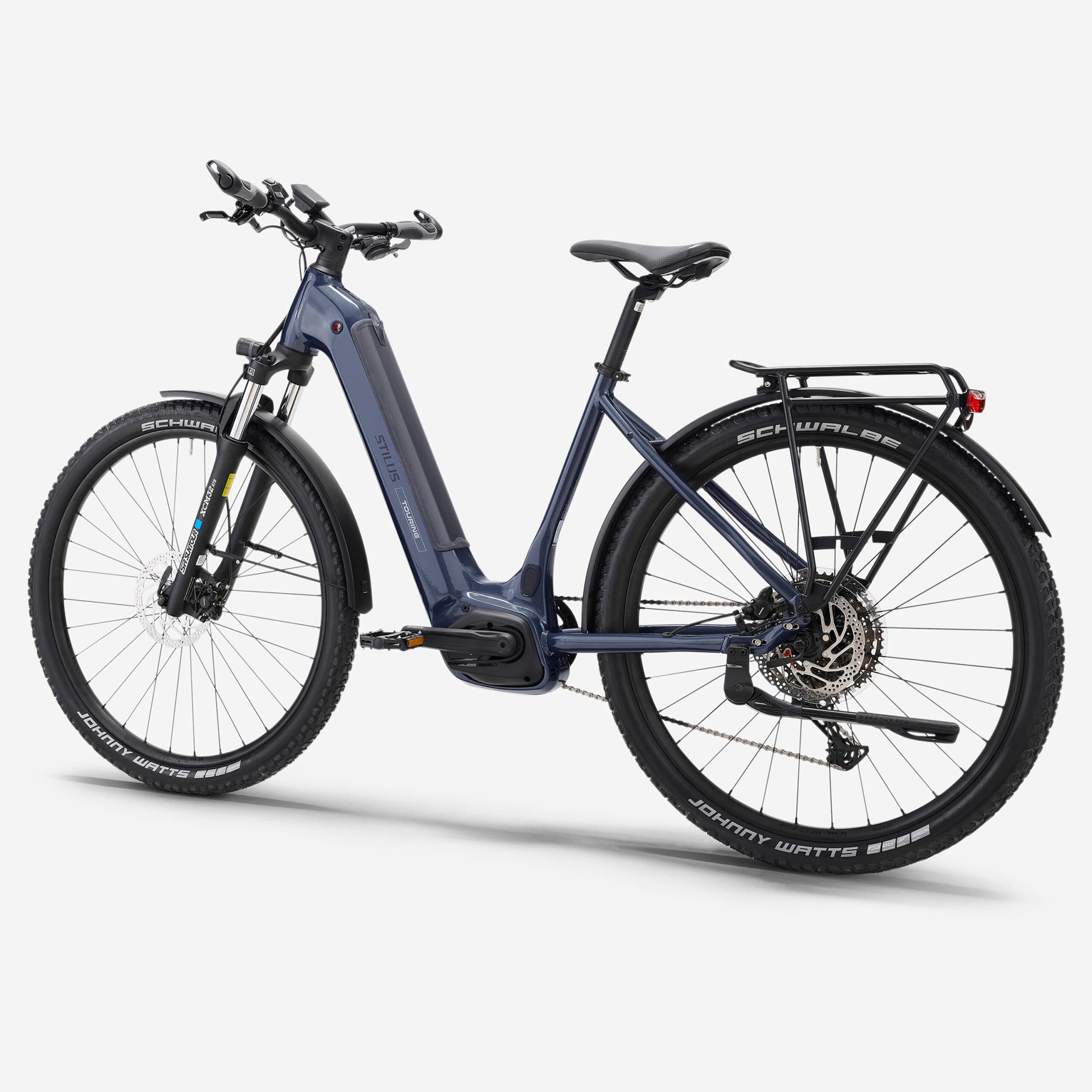 Vélo tout chemin électrique moteur central bosch, Stilus e-touring Shimano - S