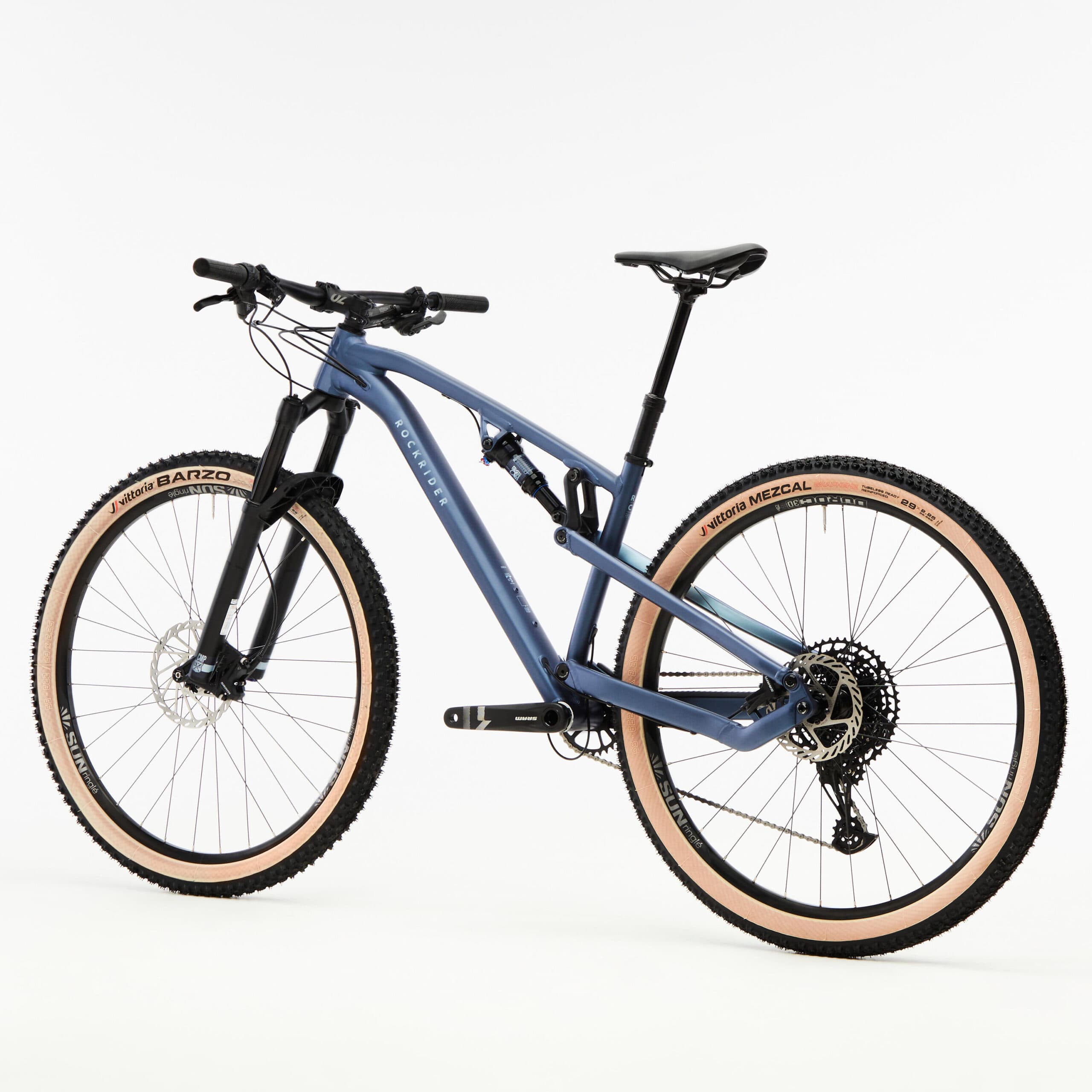 Vélo vtt xc cross country race 700 s bleu – cadre aluminium - XL