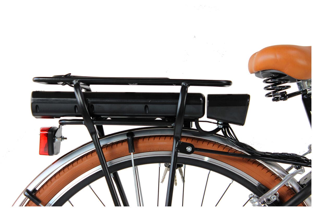 Vélo électrique de ville Dolce Vita by Canellini Homme avec sacoches – Noir - S
