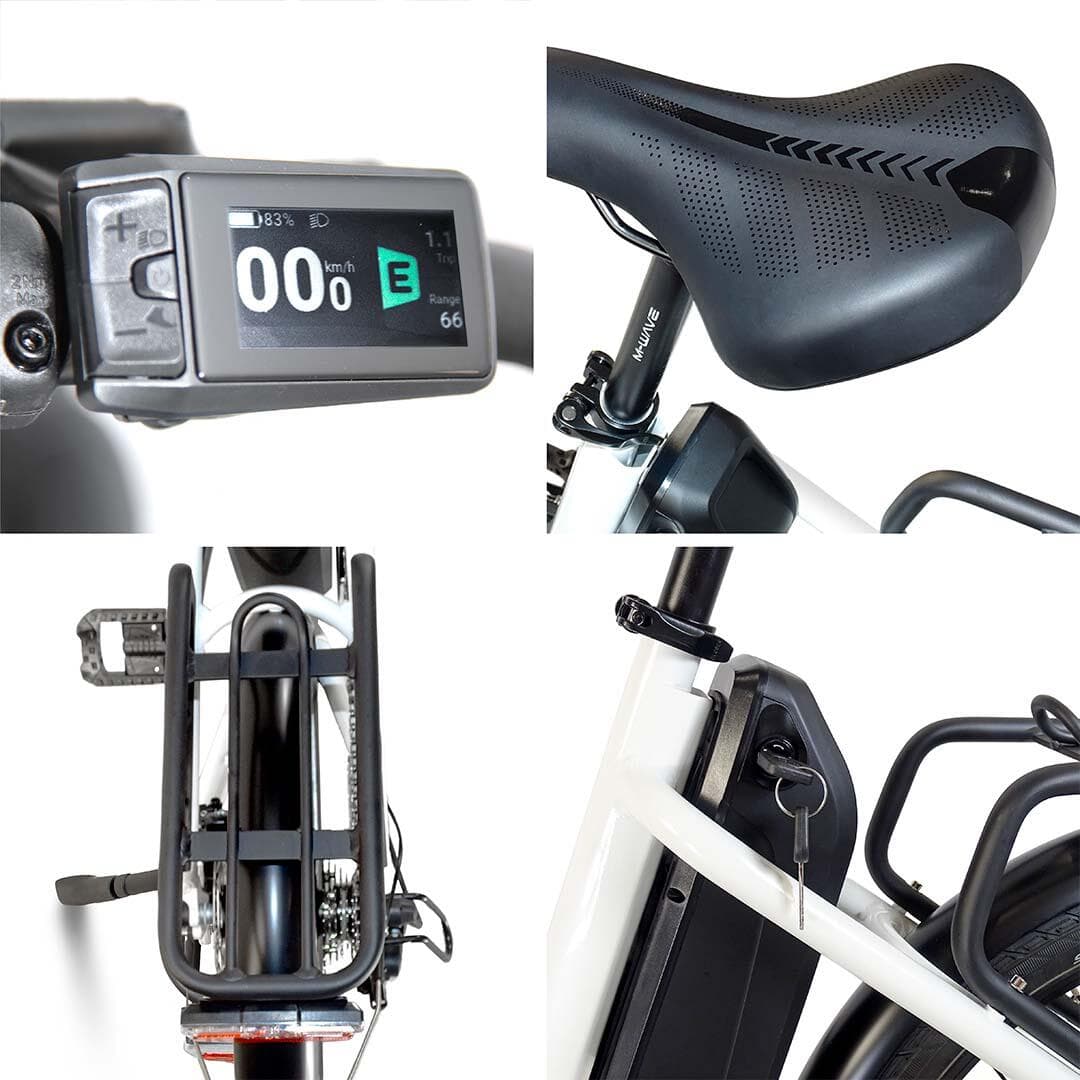 Mini | VAE pliable | 100 km Automomie | Noir | 20″ - XL