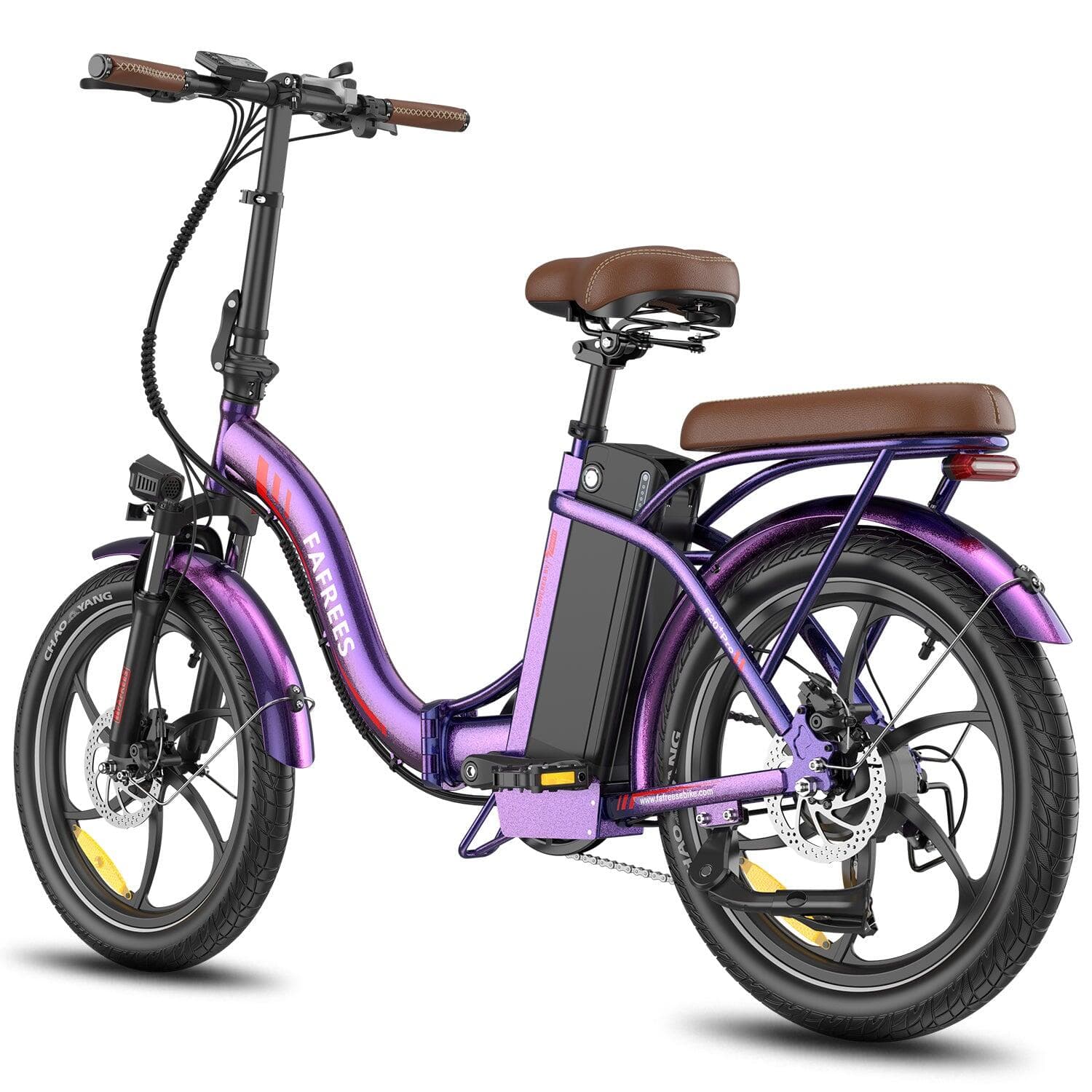 Vélo Électrique FAFREES F20+ Pro 250W 36V25Ah 20″ Violet Rose - XL