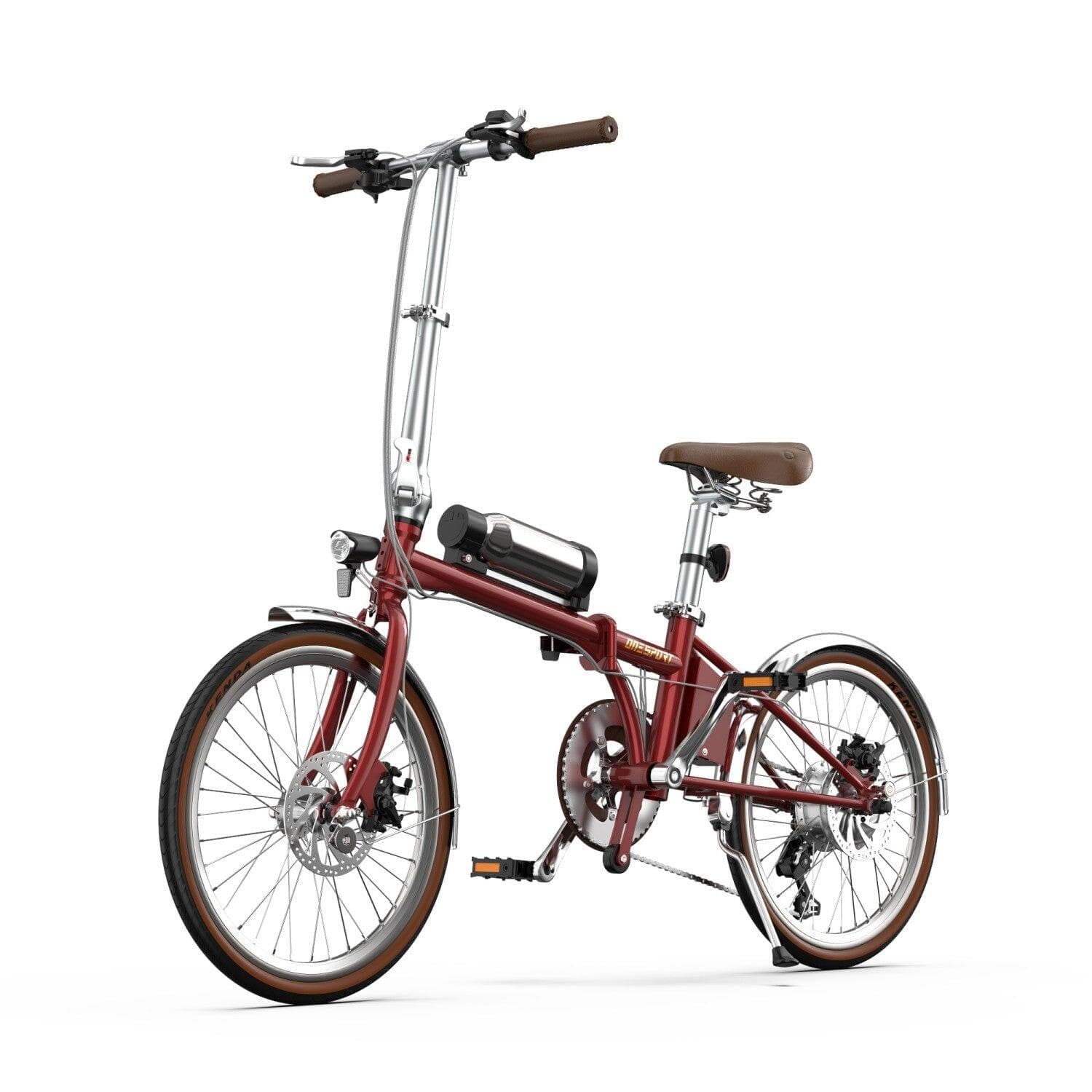 Vélo Électrique ONESPORT OT02 PRO 250W 36V5.2AH 20″ Rouge - Standard