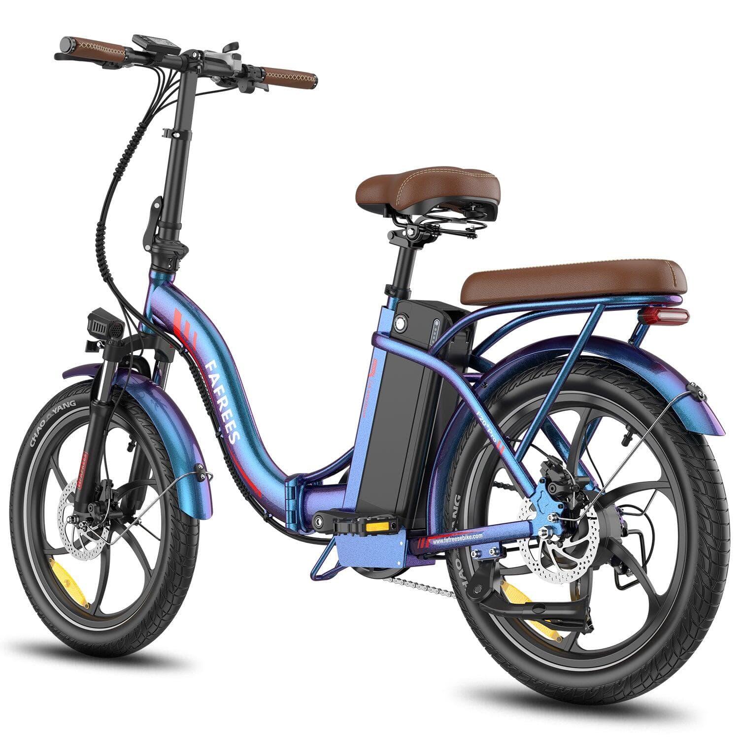 Vélo Électrique FAFREES F20+ Pro 250W 36V25Ah 20″ Bleu Aurore - L