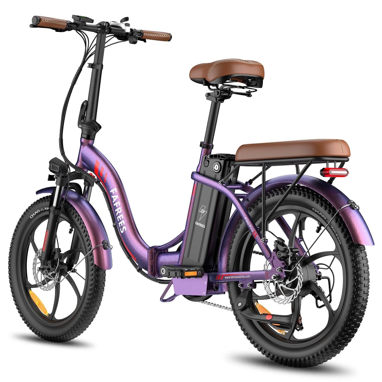 Vélo Électrique FAFREES F20 Pro 250W 36V20Ah 20″ Violet Rose - S