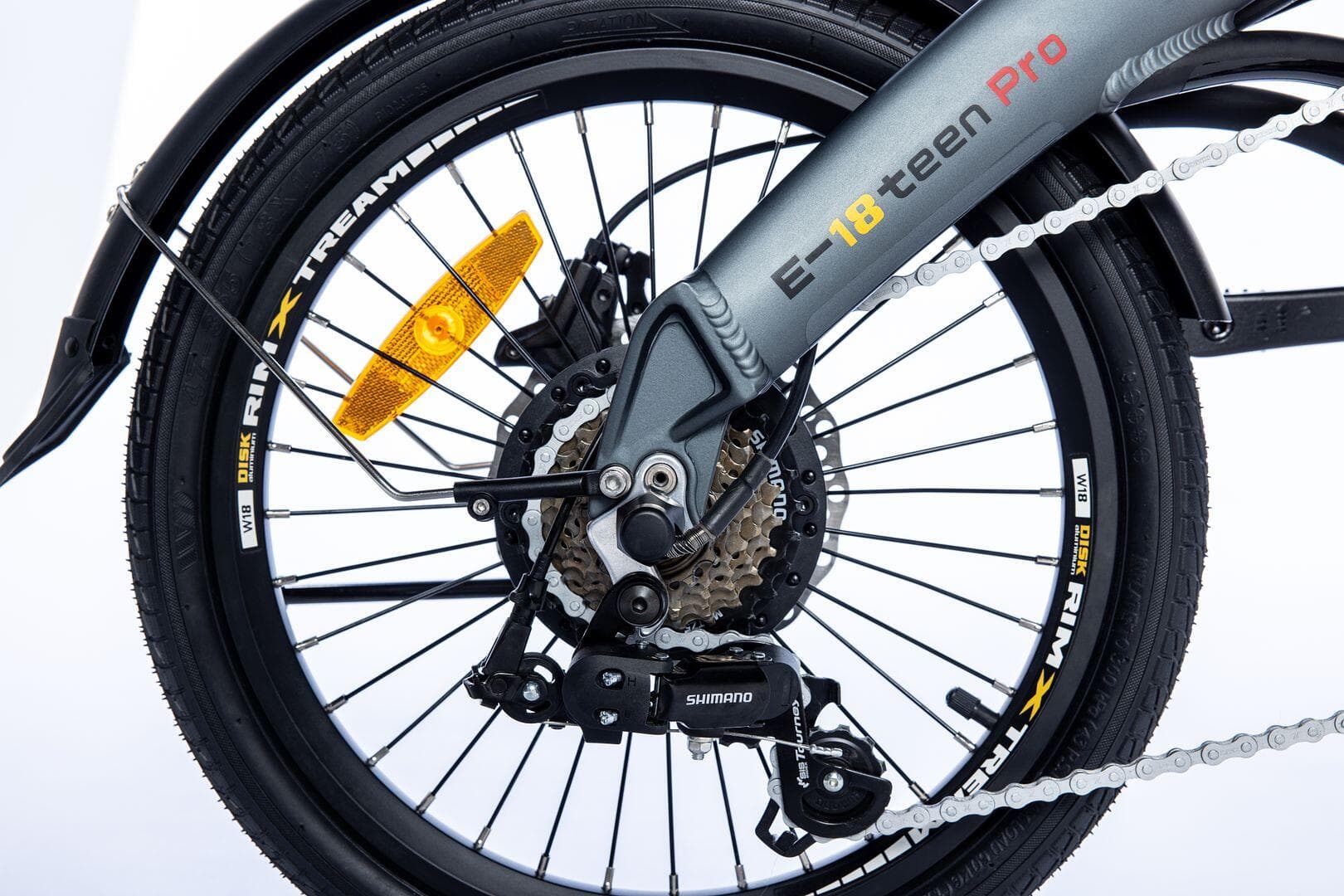 Vélo Electrique Pliant, E-Bike E-18TEEN,SHIMANO 7V,Batterie Ion Lithium 36V 9Ah - L