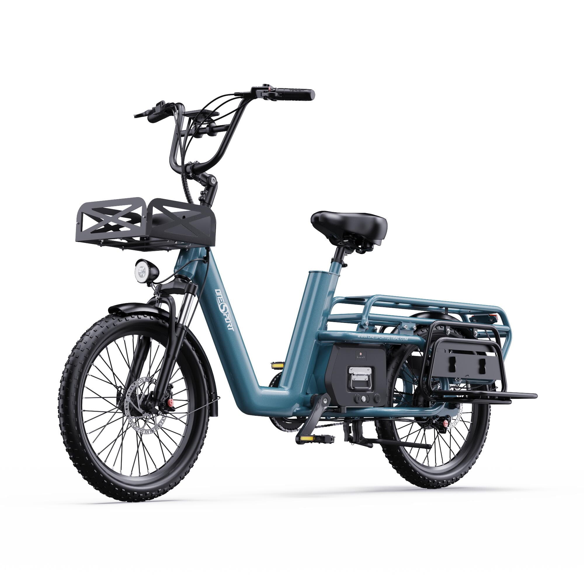 Vélo cargo électrique Longtail ONESPORT OT01 Batterie 48V 27Ah - L
