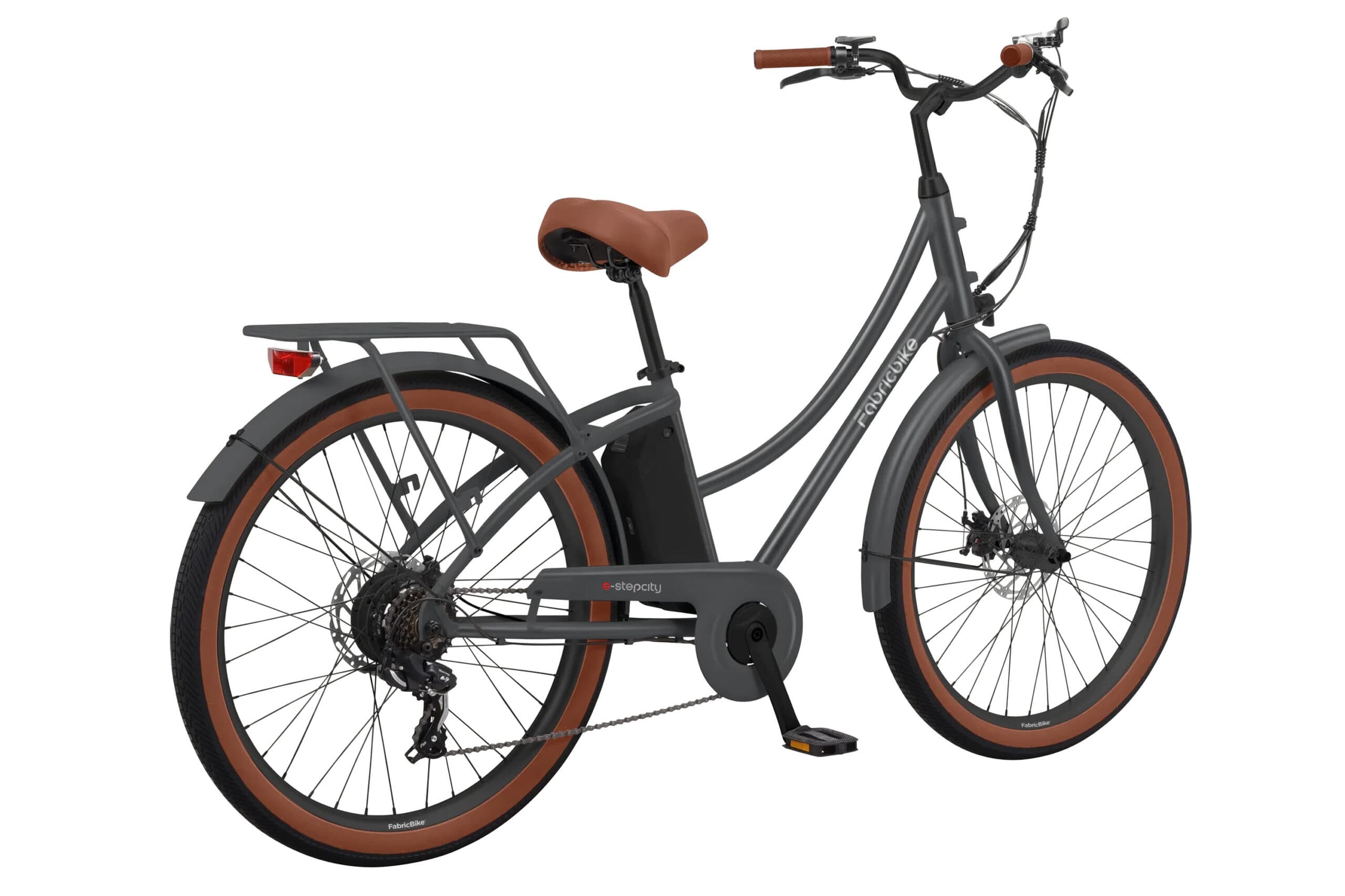 E-Stepcity Vélo Électrique – 250W, 36V, 60 km, Shimano 7V. Graphite Plus - L