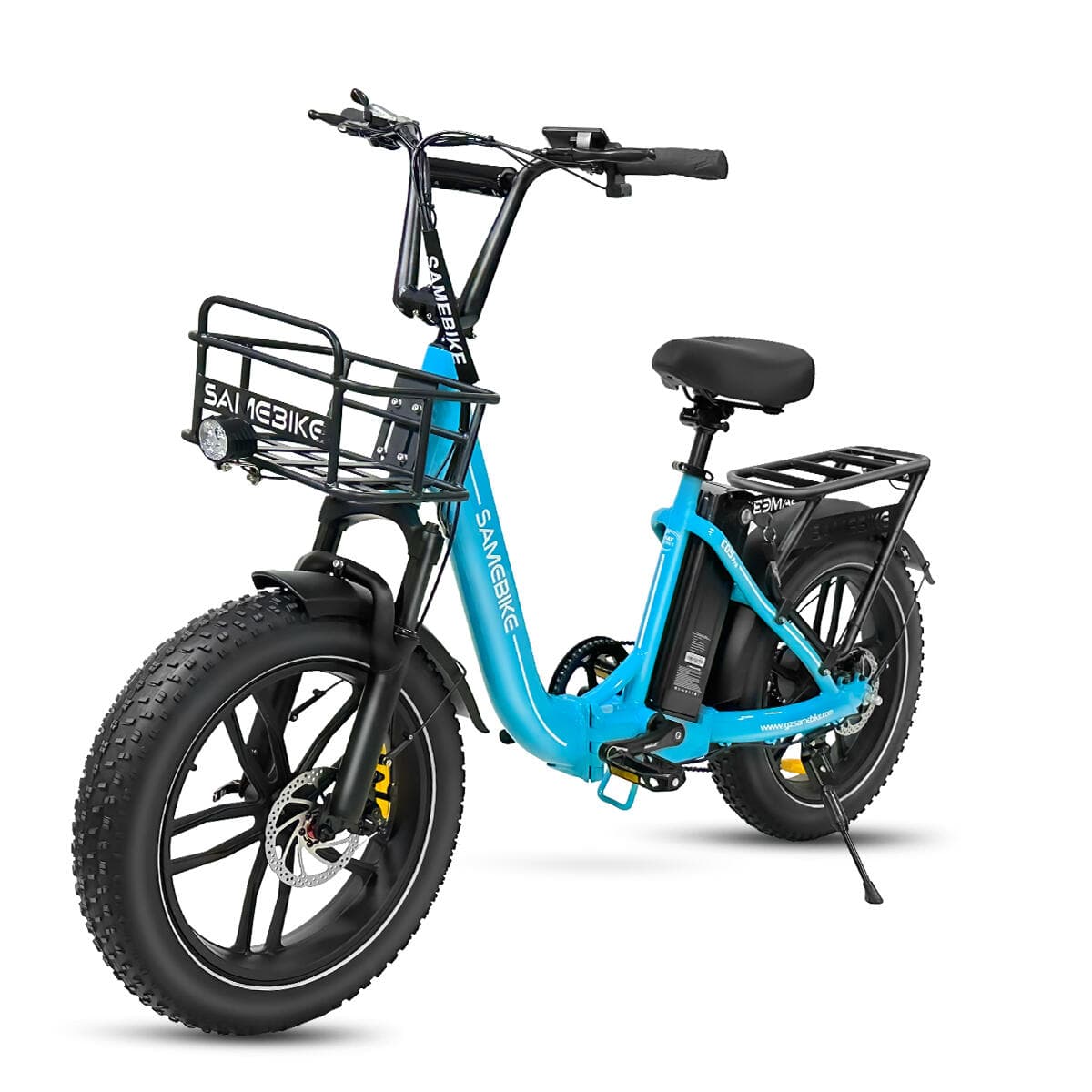 Vélo électrique pliant Samebike C05 Pro avec panier et batterie 36V 13AH - S