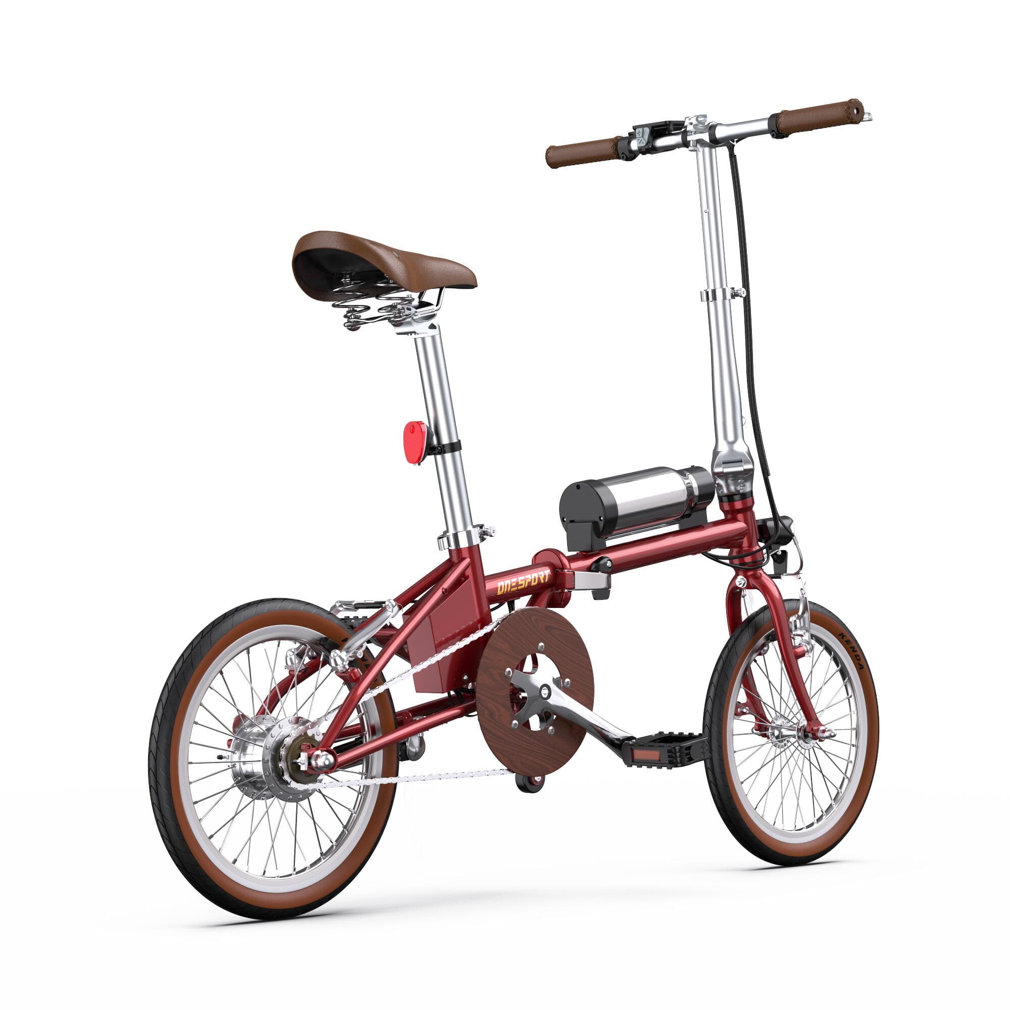 Vélo électrique pliant ONESPORT OT02 – Moteur 250 W – Batterie 36 V 5,2 Ah - XL