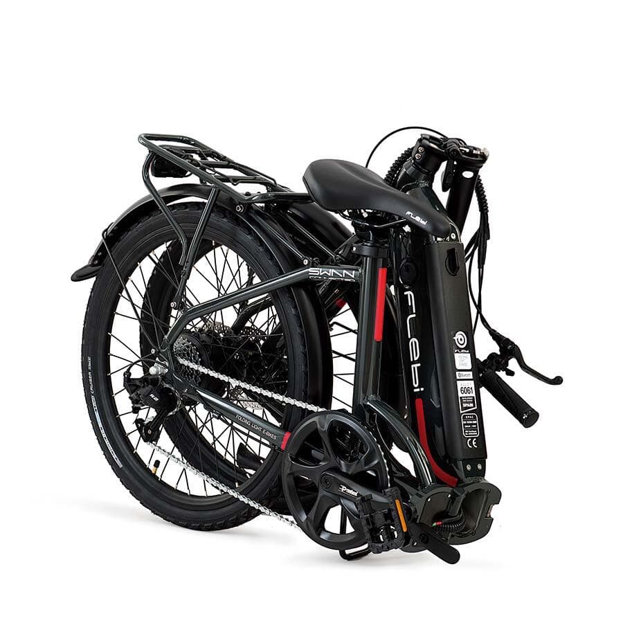 Vélo de ville électrique pliant Swan 24″ grey | Autonomie 70km – Batterie 10.4Ah - M