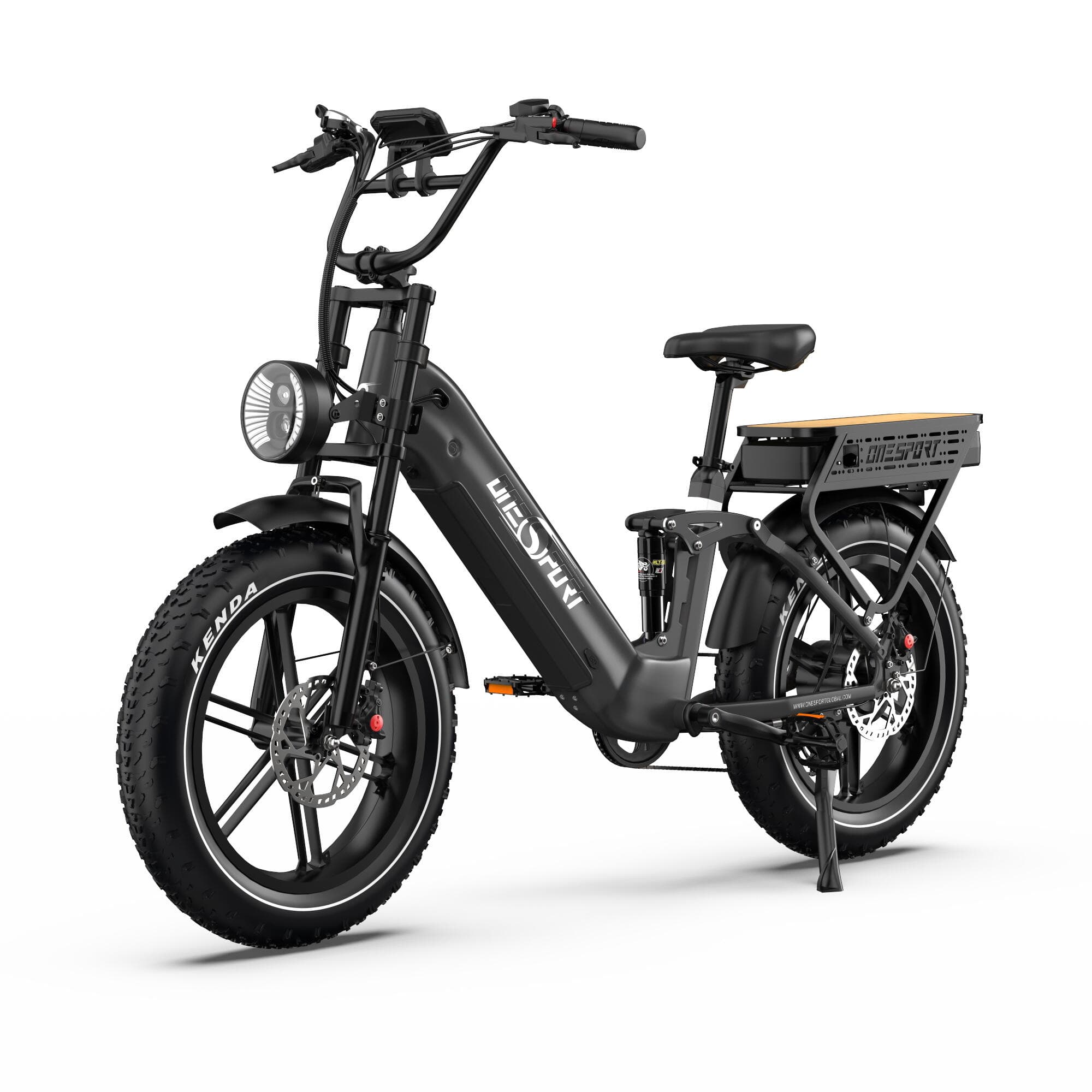 Vélo électrique tout suspendu ONESPORT OT08 PRO 48V 18Ah*2 Double batterie - XL