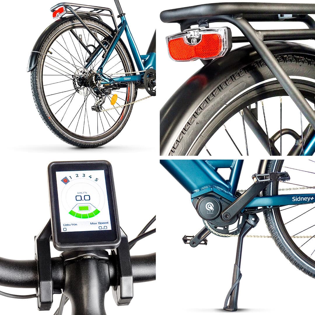 Sidney PLUS | VAE de ville | Moteur Central | 100 km Autonomie | 28″ - M