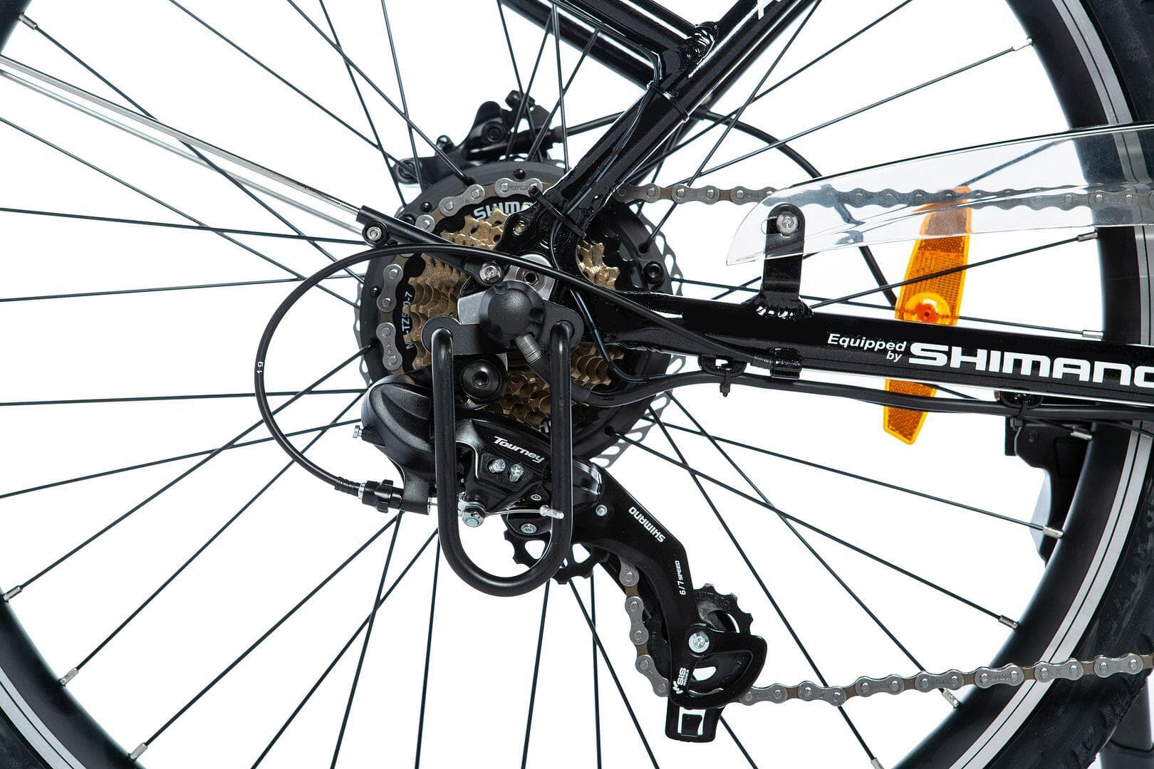 Vélo Électrique de ville 28″ | Aluminium | Shimano 7V | Batterie 36V 16Ah - L