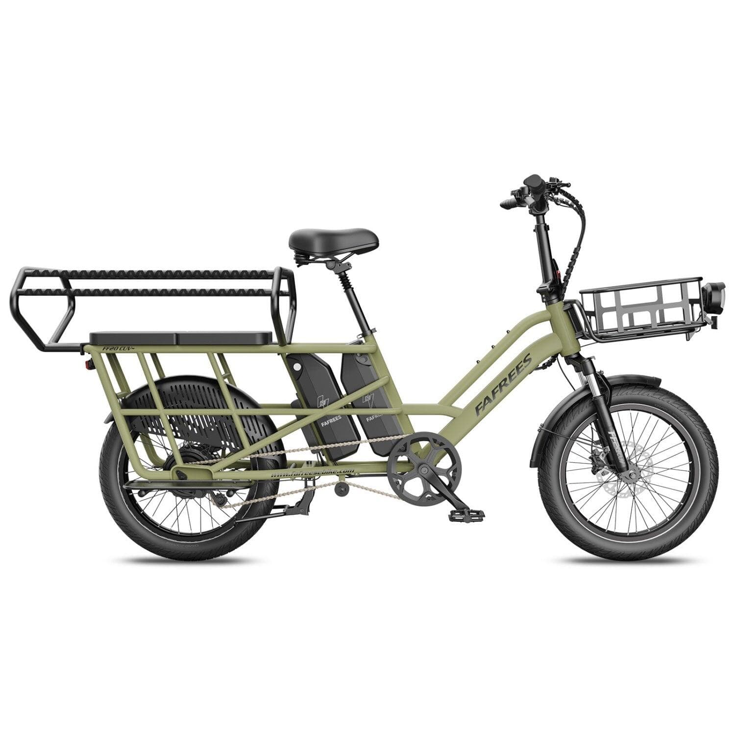 FAFREES FF20 CUV Vélo Électrique 250W 48V24Ah 20″ Freins Hydrauliques Vert - S