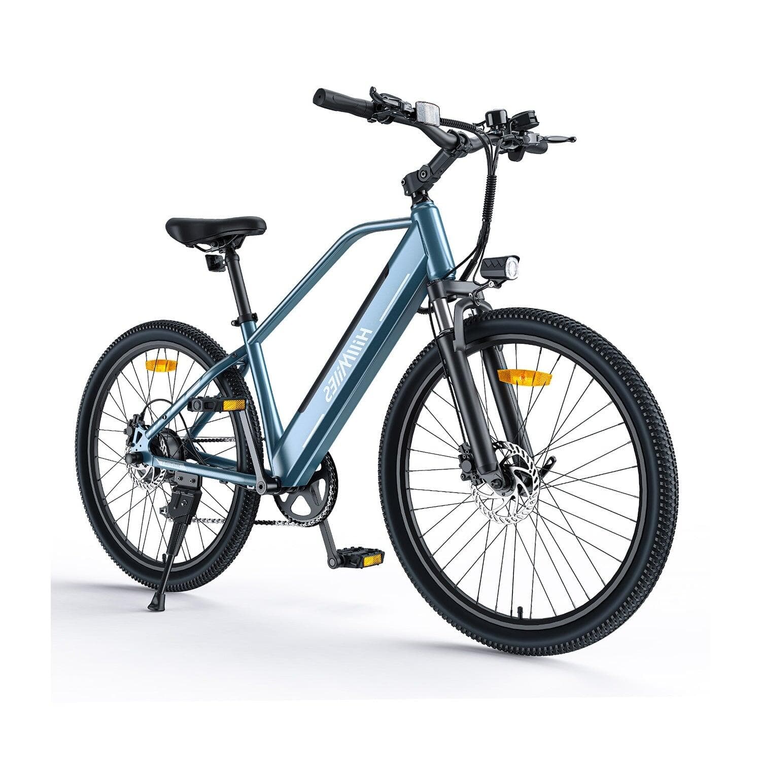 Vélo électrique HillMiles MileTrail 1 350W 36V13Ah 26″ Bleu - XL