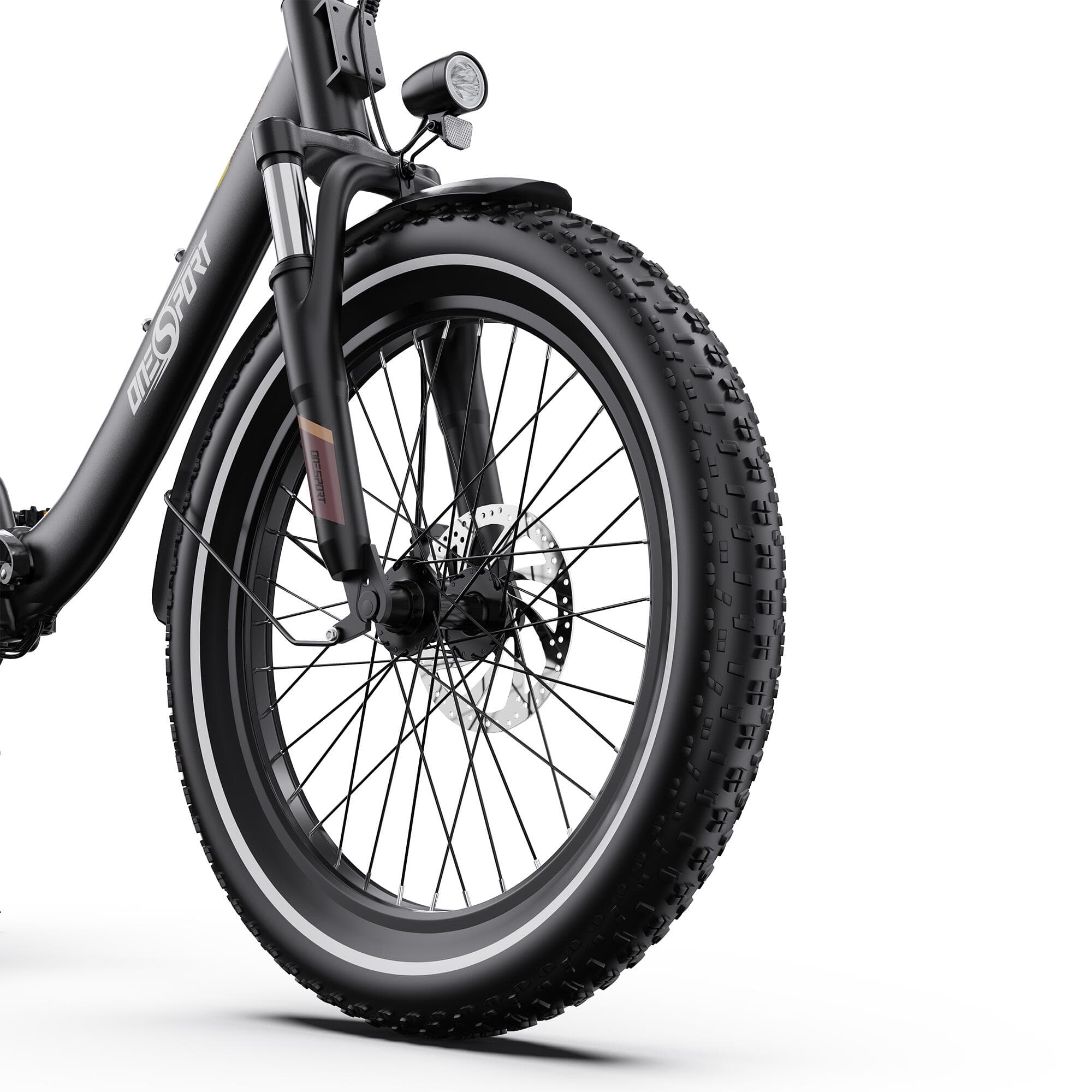 ONESPORT OT16-2 Vélo électrique pliable rétro – Moteur 250W, batterie 816Wh - L