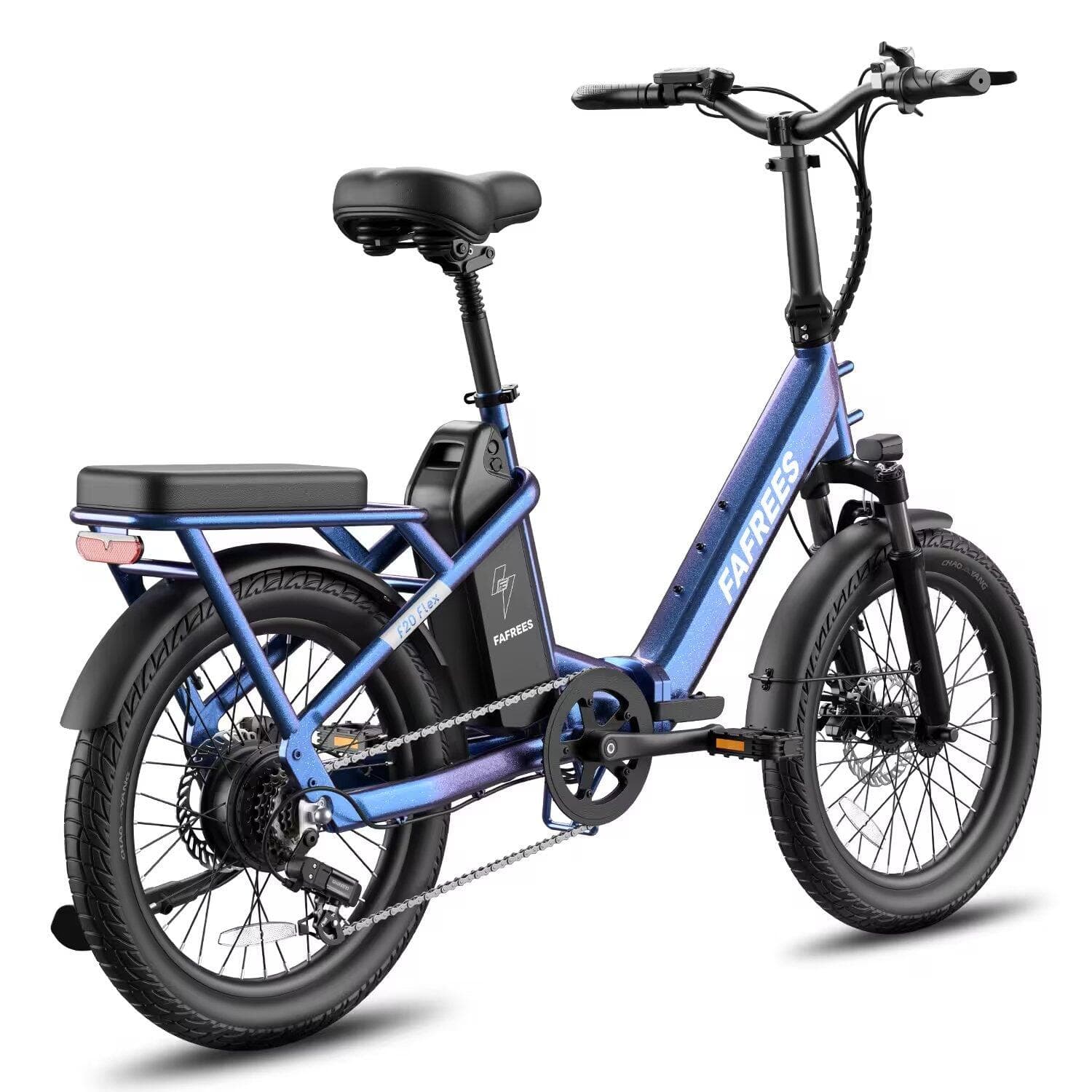 Adulte Ville Vélo Électrique Pliable Entrée Basse Capteur Couple 25Ah F20 Flex - Standard