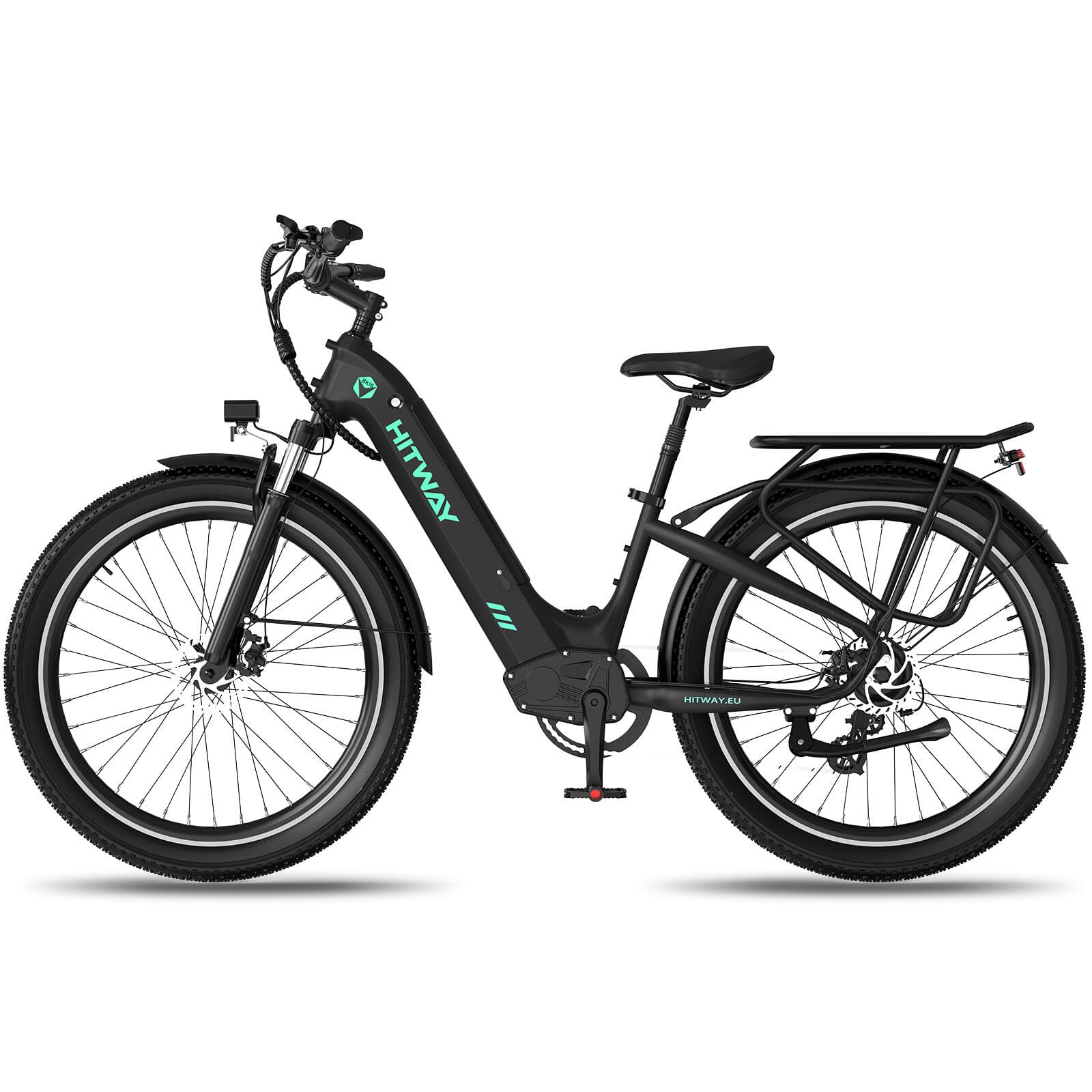 Vélo électrique de ville 26*3,0″, autonomie 80-150 km, cadre bas, BK16 - M