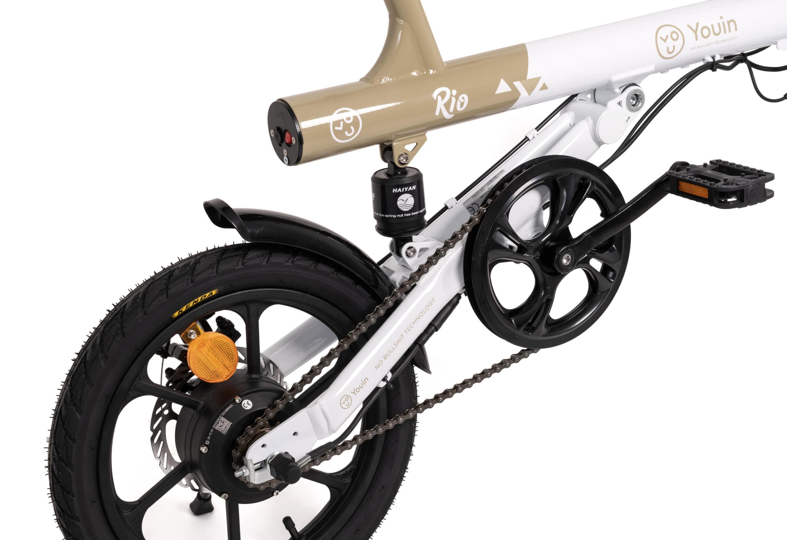 Vélo électrique pliable YOUIN Rio BK0500 16″ 250W 45 km - S