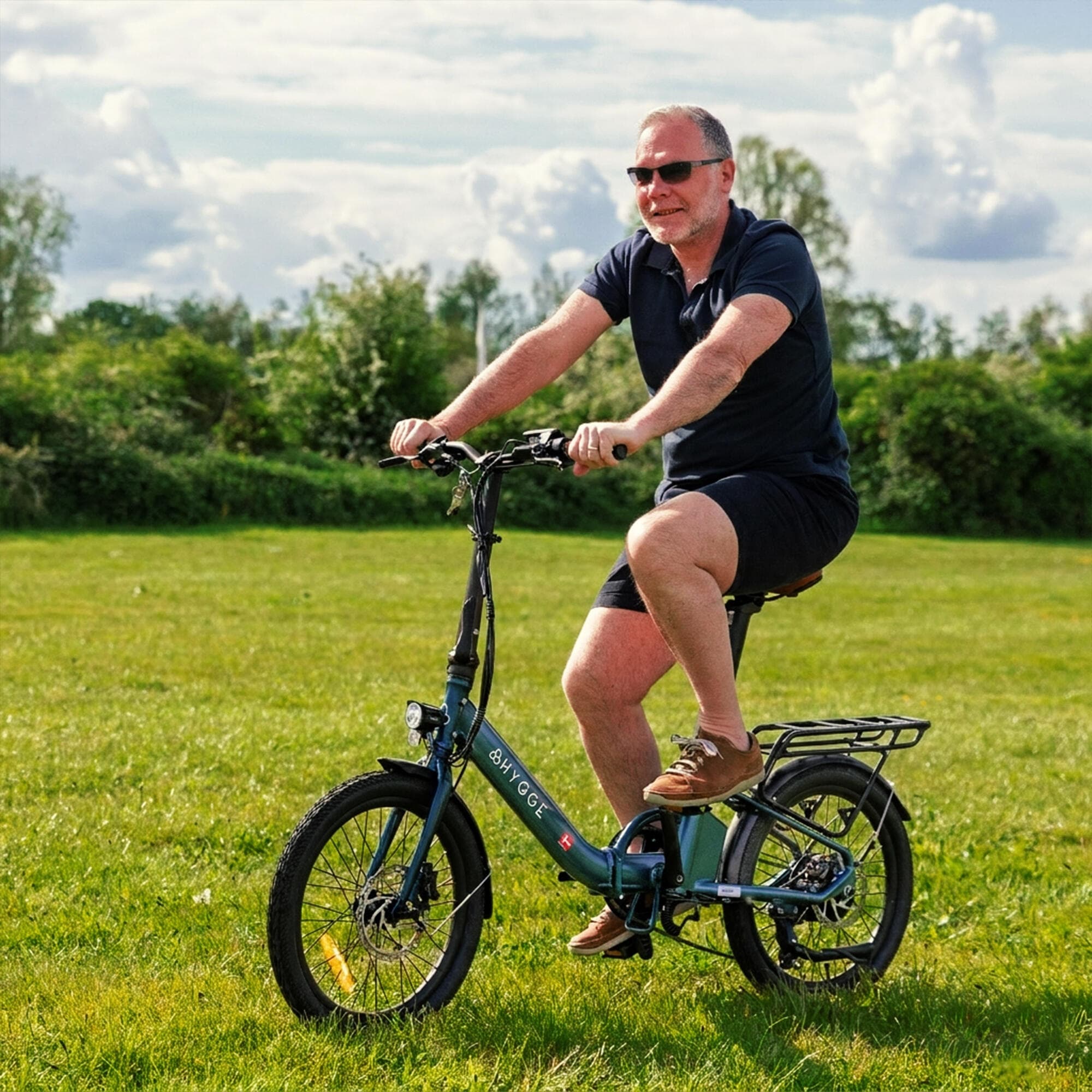 Virum Step 2026 – Vélo Électrique Pliant Ultra-Léger 36V 10Ah – Bleu Saphir - S