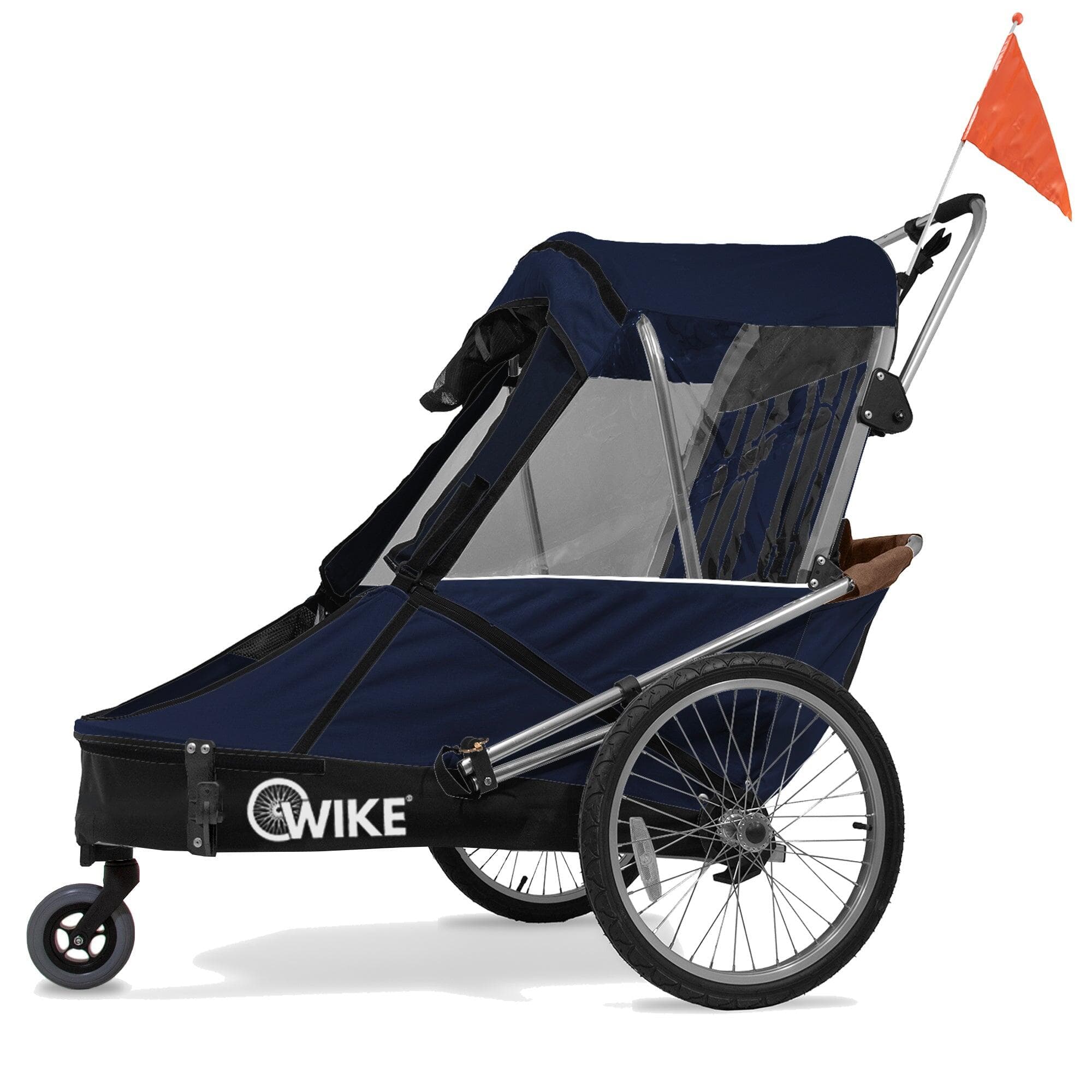 Remorque vélo WIKE pour besoins spéciaux – comprend poussette et kit de jogging